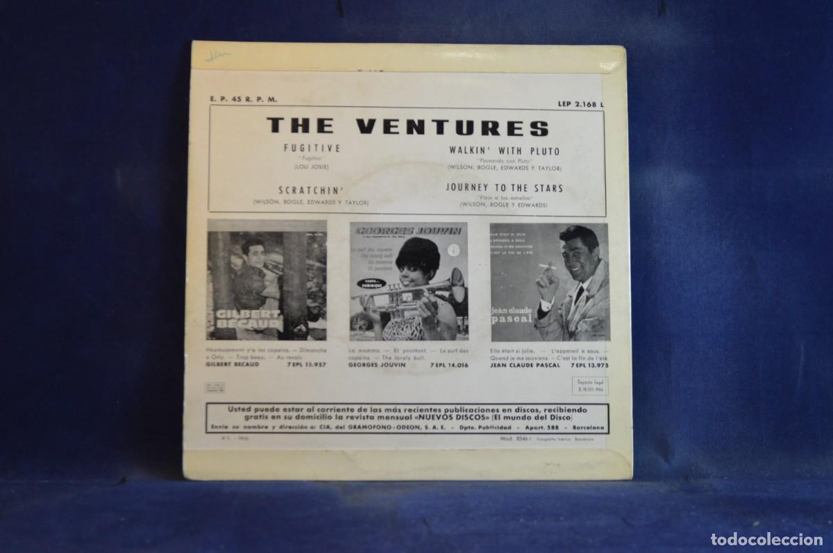 Discos de vinilo: THE VENTURES &ndash; FUGITIVE - EP - Foto 2