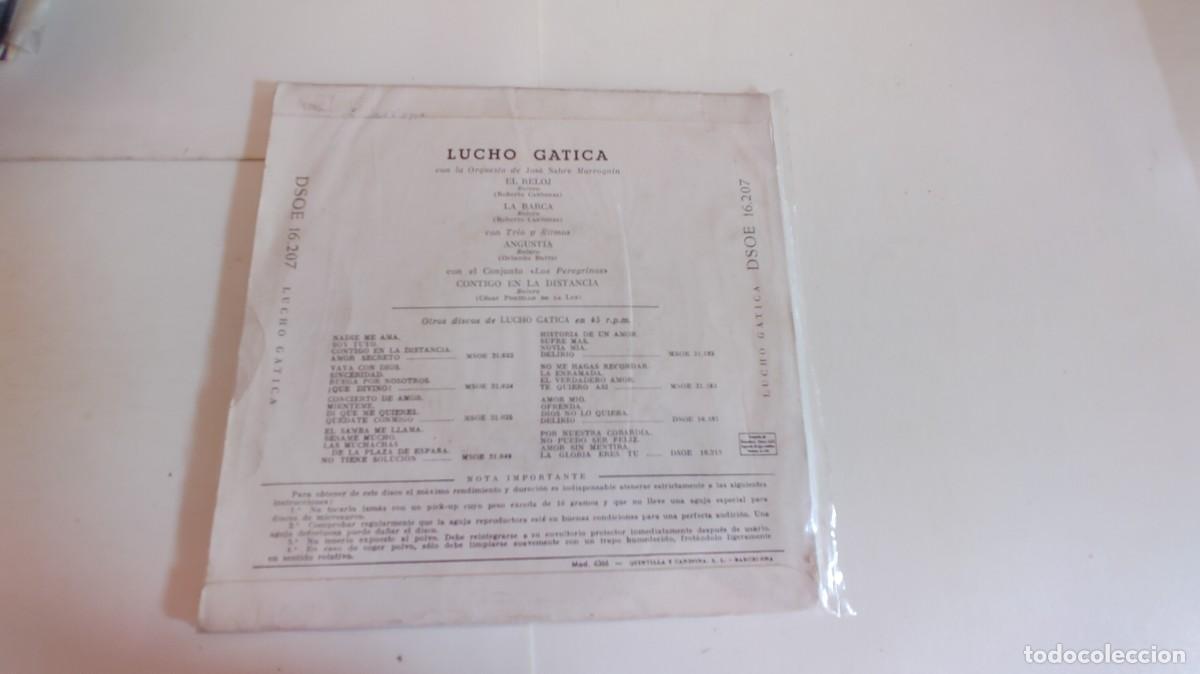 Discos de vinilo: LUCHO GATICA-EP EL RELOJ +3 - Foto 2