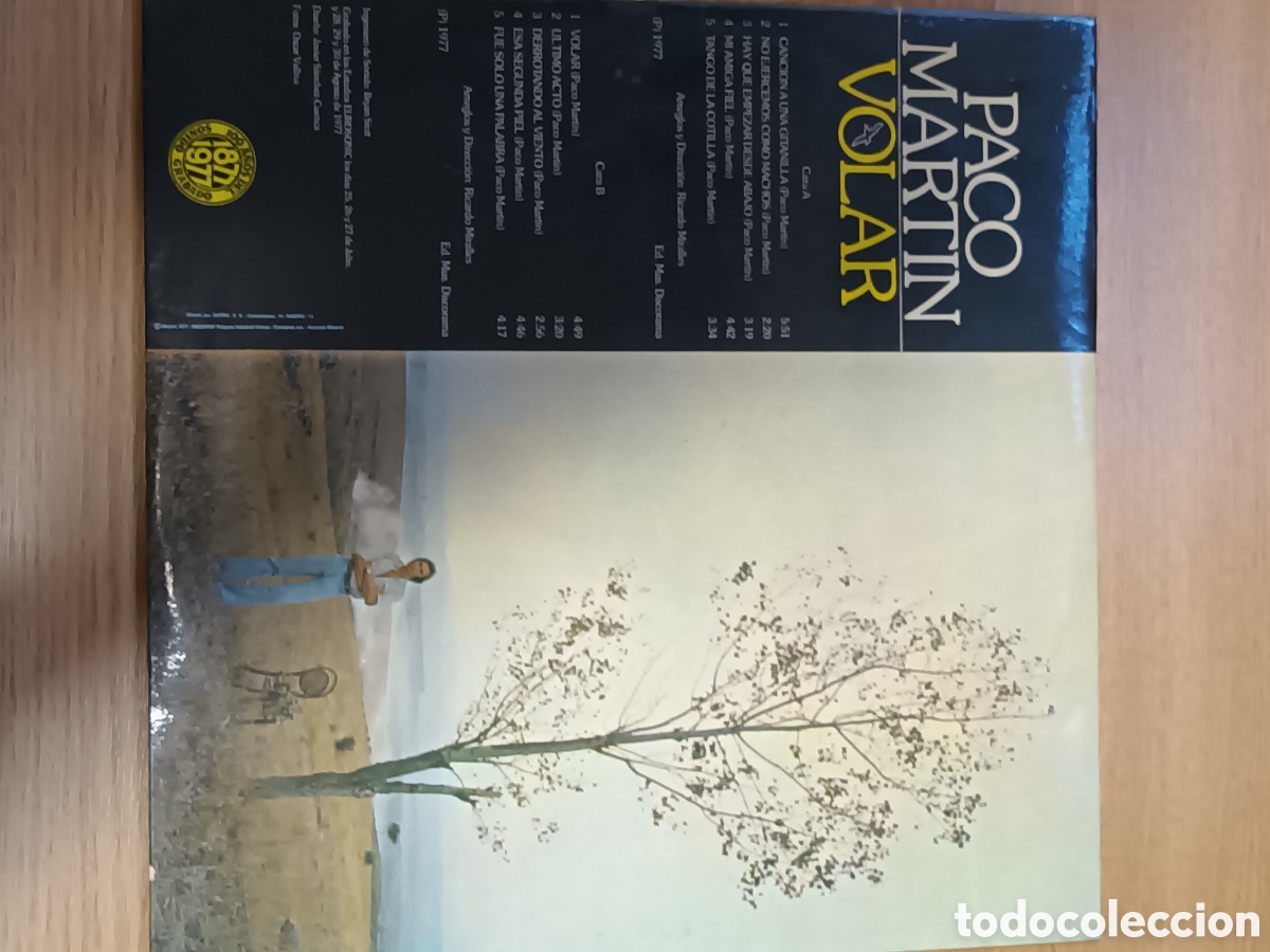 Discos de vinilo: Paco Mart&iacute;n volar Lp - Foto 2