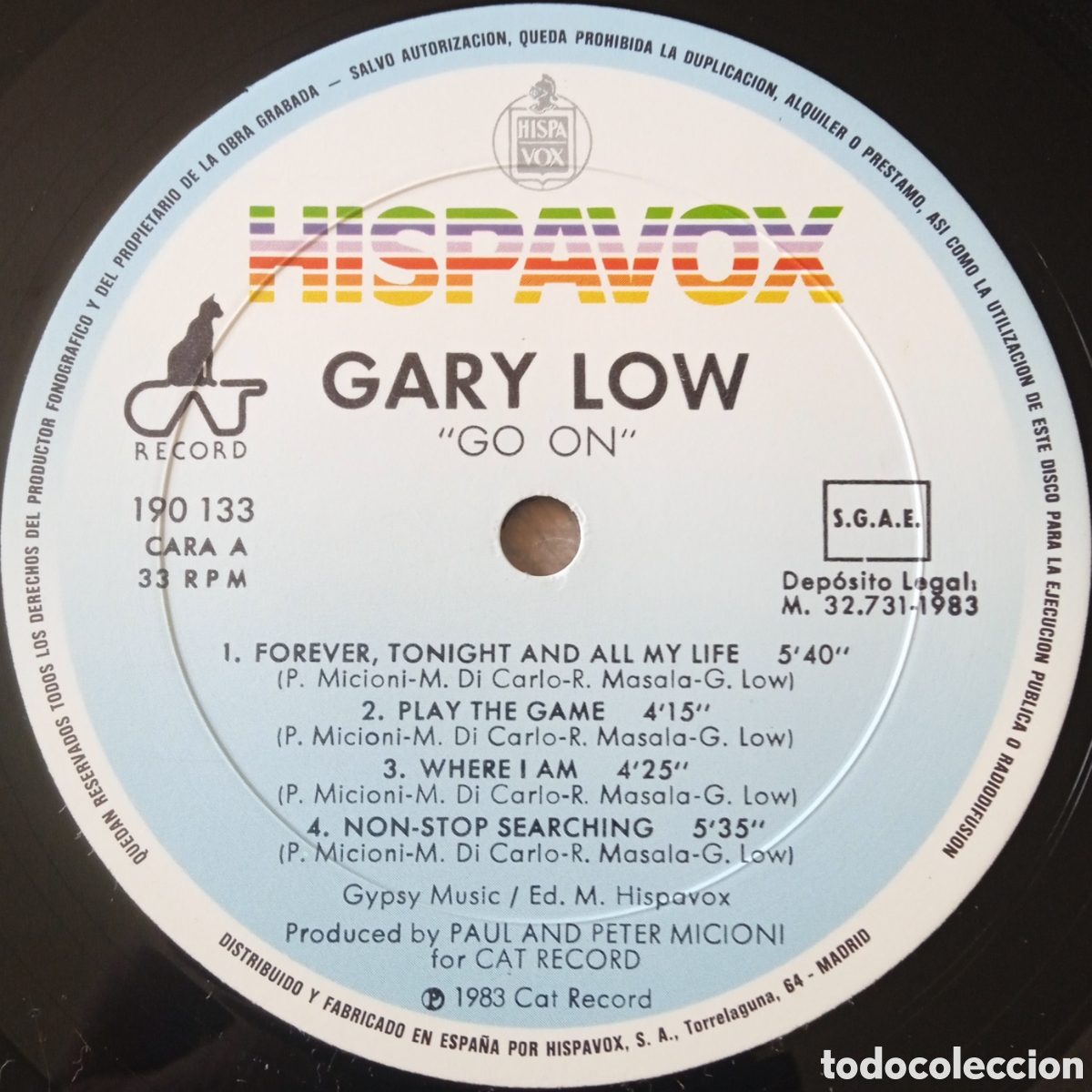 Discos de vinilo: Disco de vinilo Gary Low - Foto 3