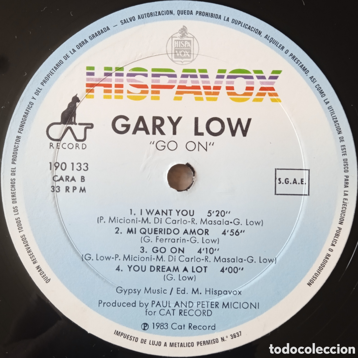 Discos de vinilo: Disco de vinilo Gary Low - Foto 4