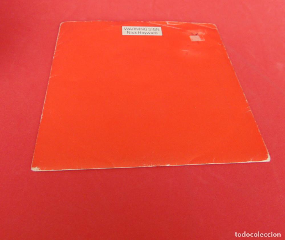 Discos de vinilo: NICK HEYWARD - WARNING SIGN - SINGLE PROMO 1984 - Foto 1