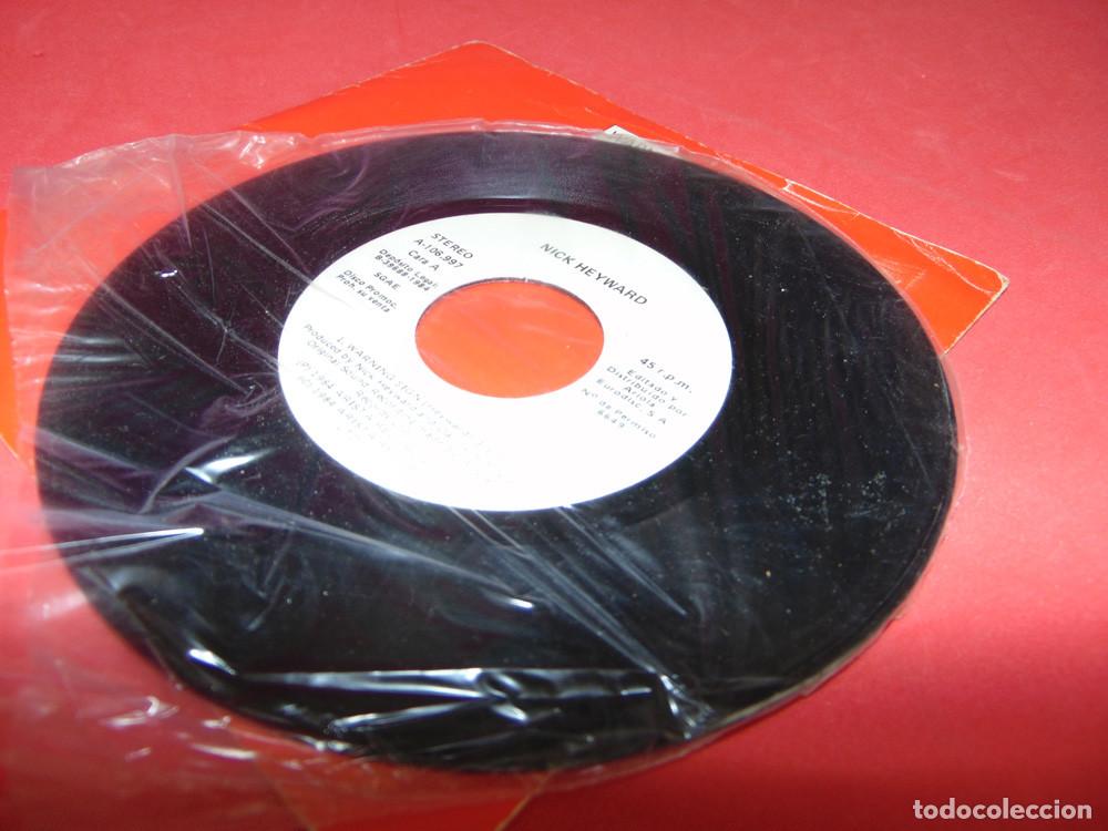 Discos de vinilo: NICK HEYWARD - WARNING SIGN - SINGLE PROMO 1984 - Foto 4