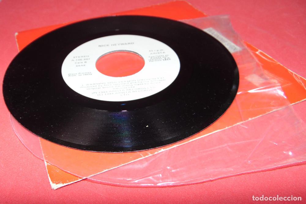 Discos de vinilo: NICK HEYWARD - WARNING SIGN - SINGLE PROMO 1984 - Foto 7