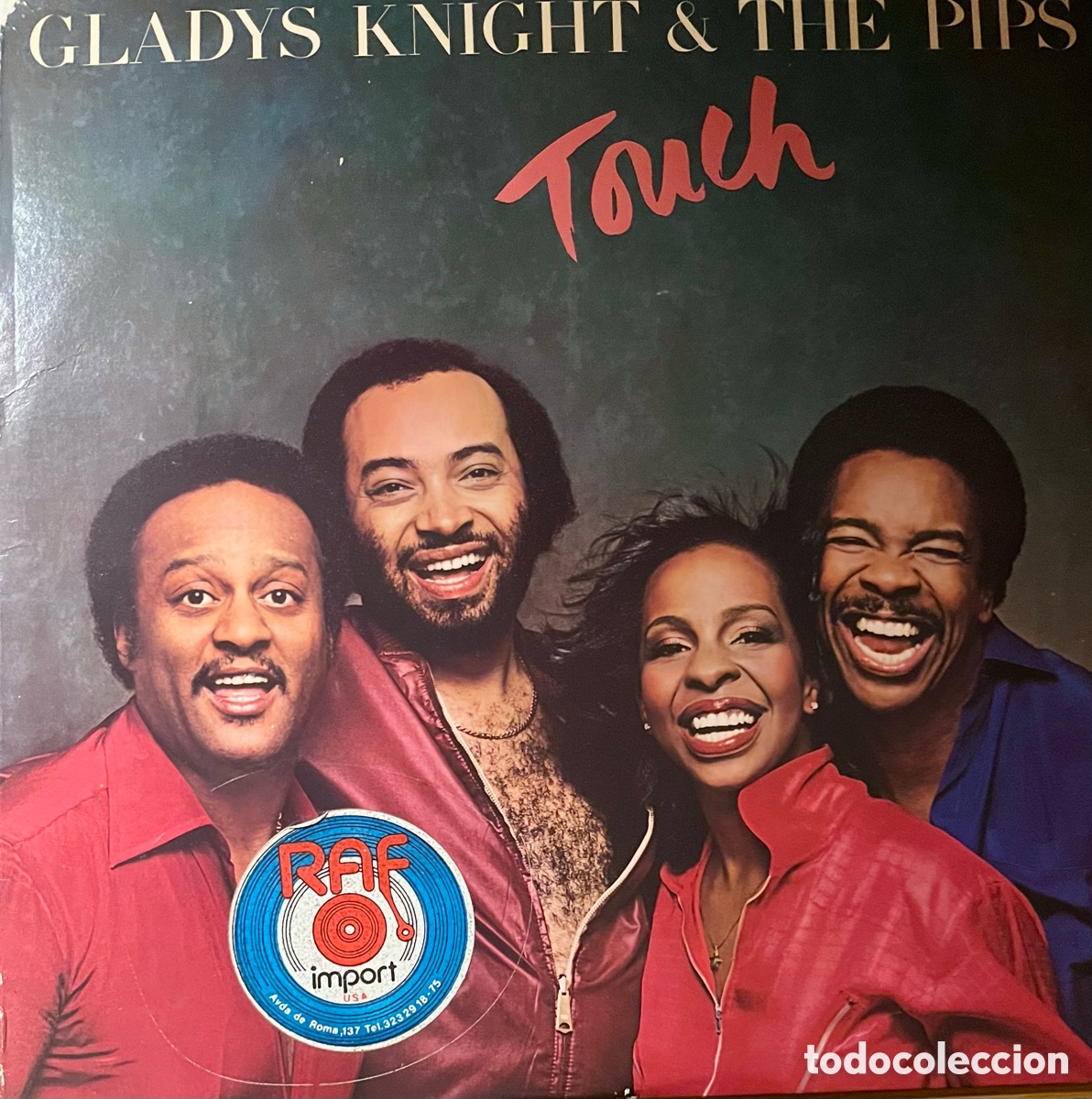 Discos de vinilo: GLADYS KNIGHT & THE PIPS - Touch - Foto 1