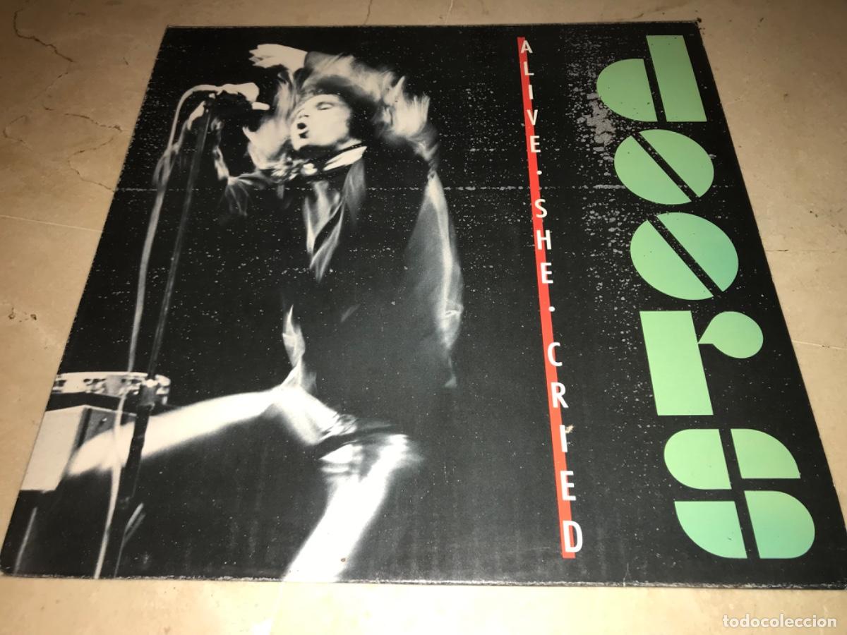Discos de vinilo: THE DOORS-ALIVE SHE CRIED-ELEKTRA-VINILO EN BUEN ESTADO