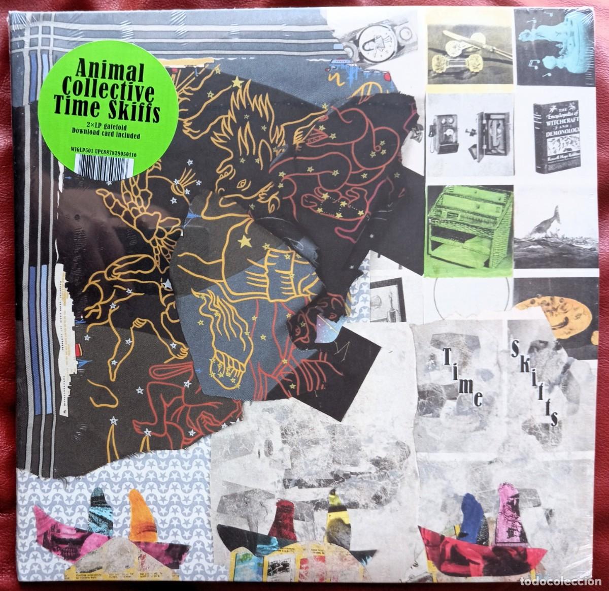 Discos de vinilo: ANIMAL COLLECTIVE - TIME SKIFFS 2x12&rdquo; - Foto 1
