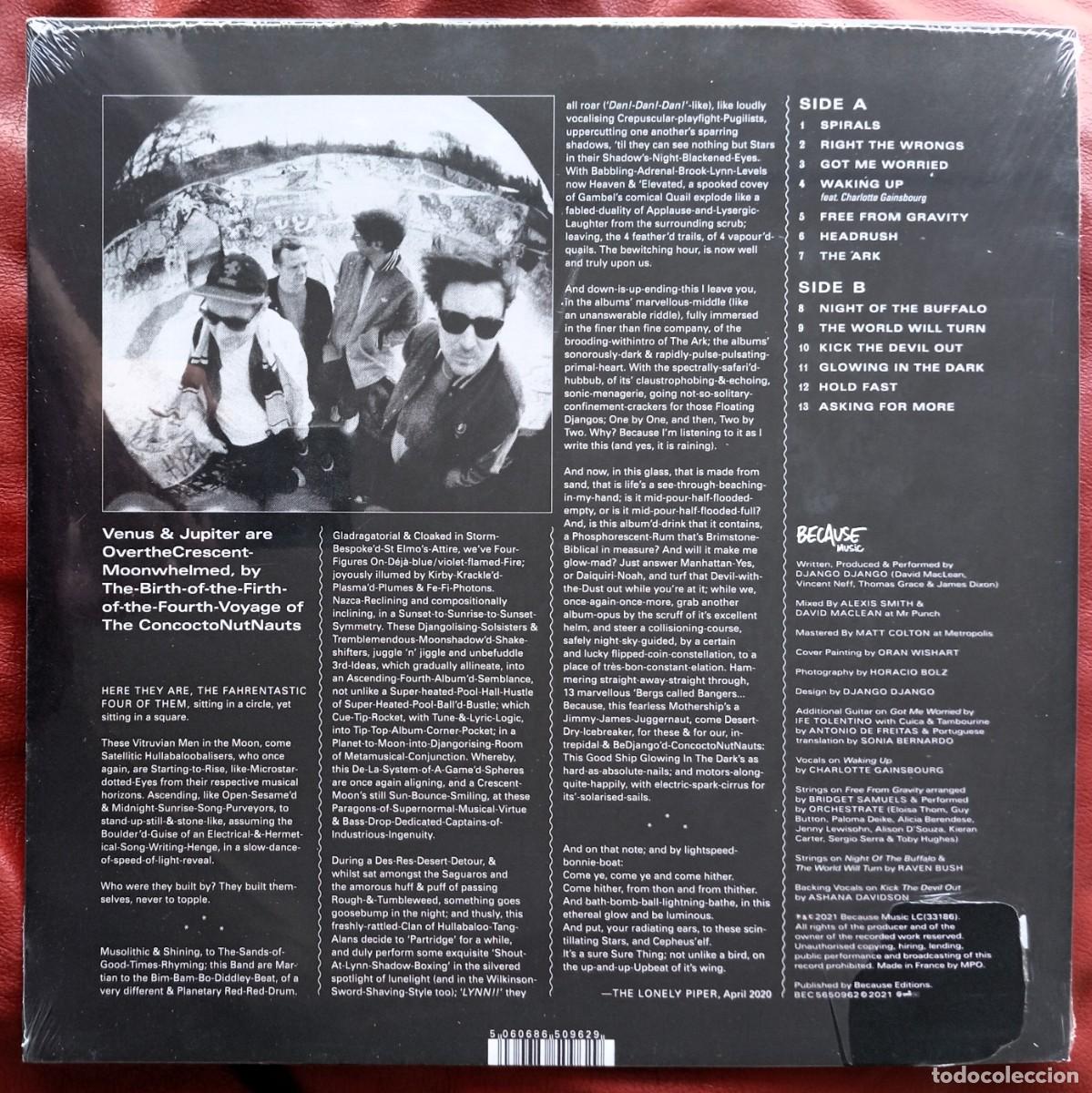 Discos de vinilo: DJANGO DJANGO - GLOWING IN THE DARK LP - Foto 2
