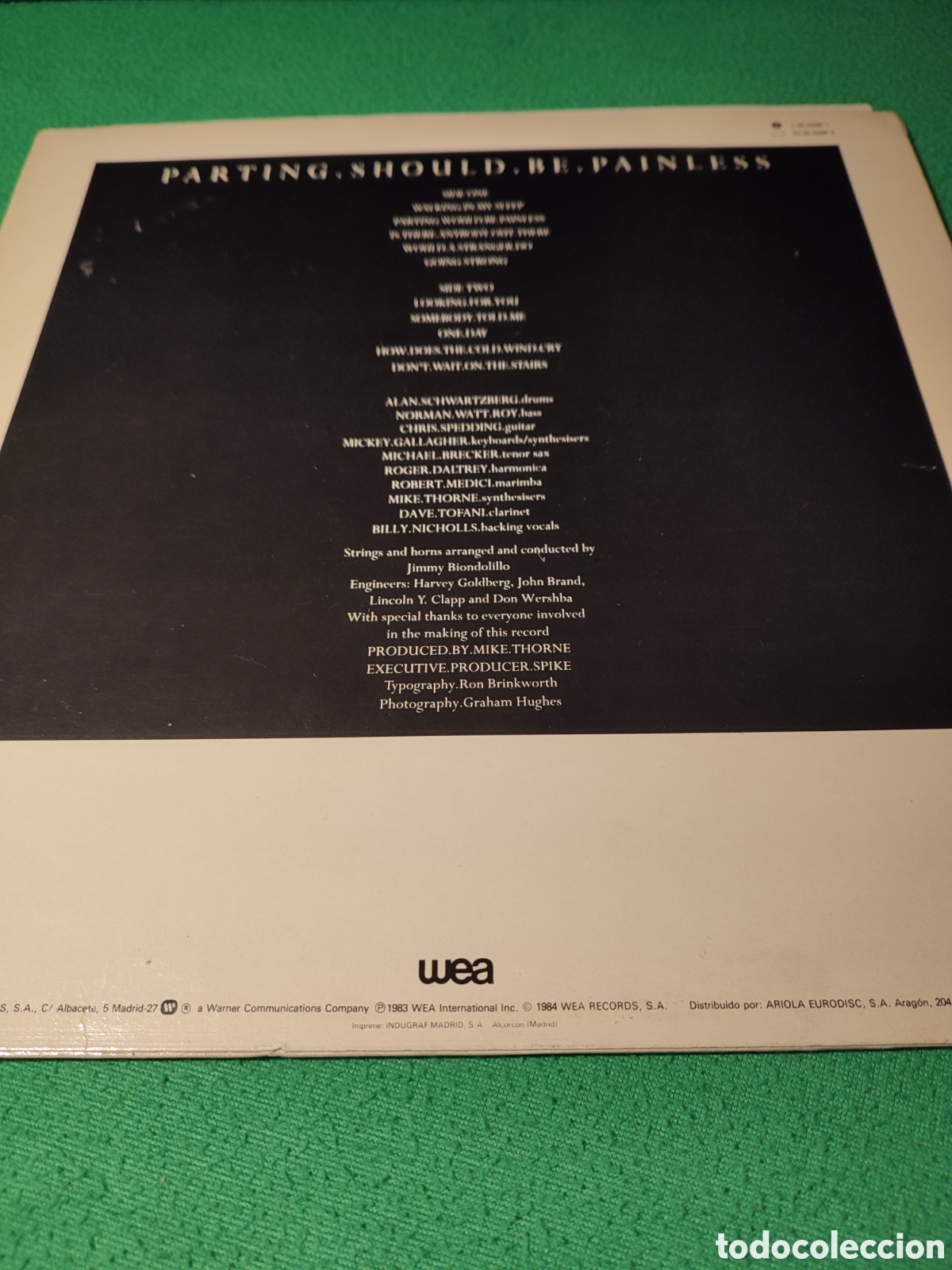 Discos de vinilo: Roger Daltrey - Parting should be painless - Foto 4