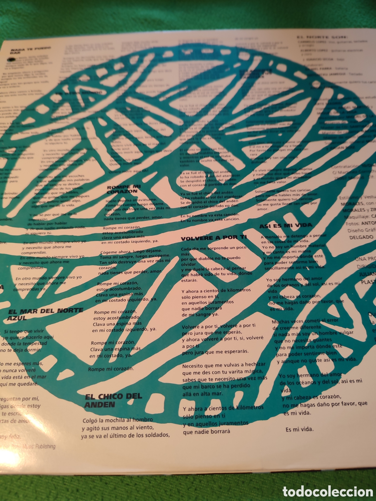 Discos de vinilo: El Norte - Tempestad vinilo Lp 1991 - Foto 2