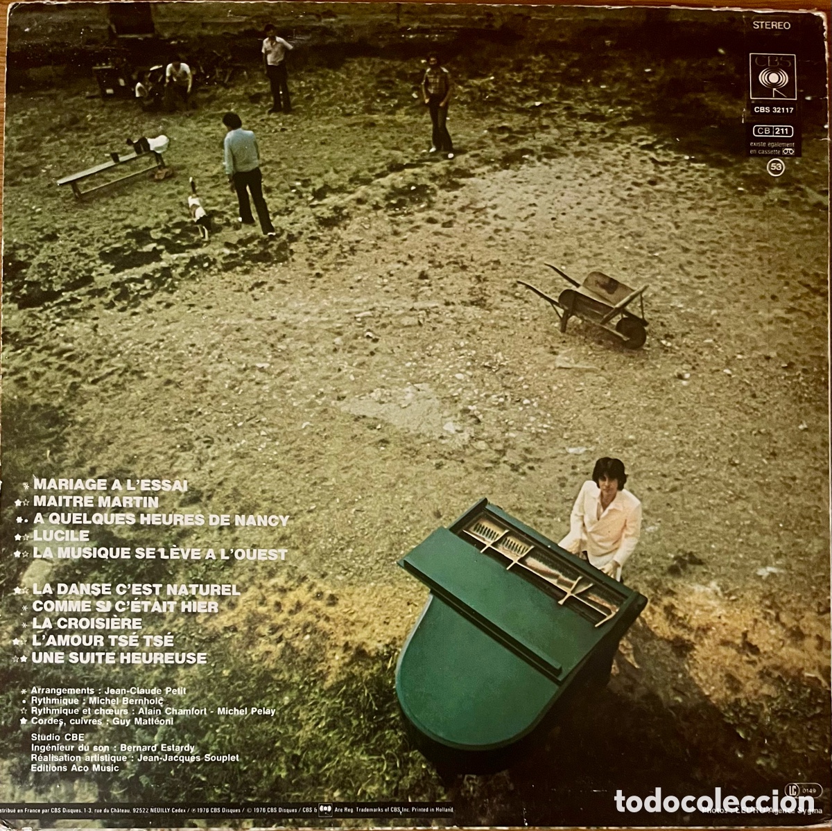 Discos de vinilo: ALAIN CHAMFORT CBS 1976 - Foto 2