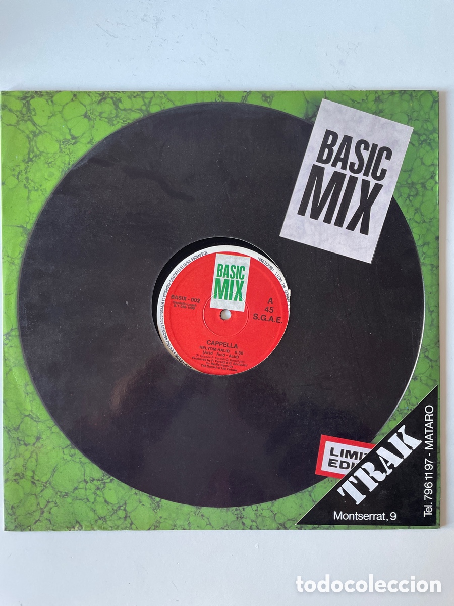 Discos de vinilo: Maxi Single Cappella 1989 Helyom Halib - Foto 1