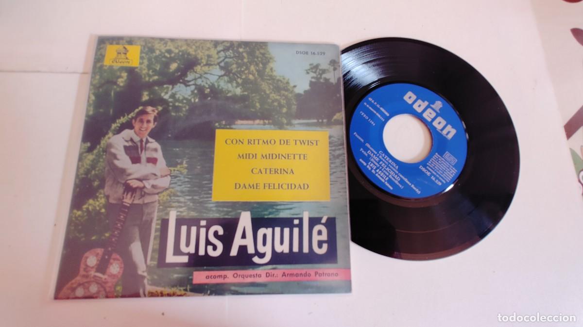 Discos de vinilo: LUIS AGUILE-EP CON RITMO DE TWIST +3-NUEVO - Foto 1
