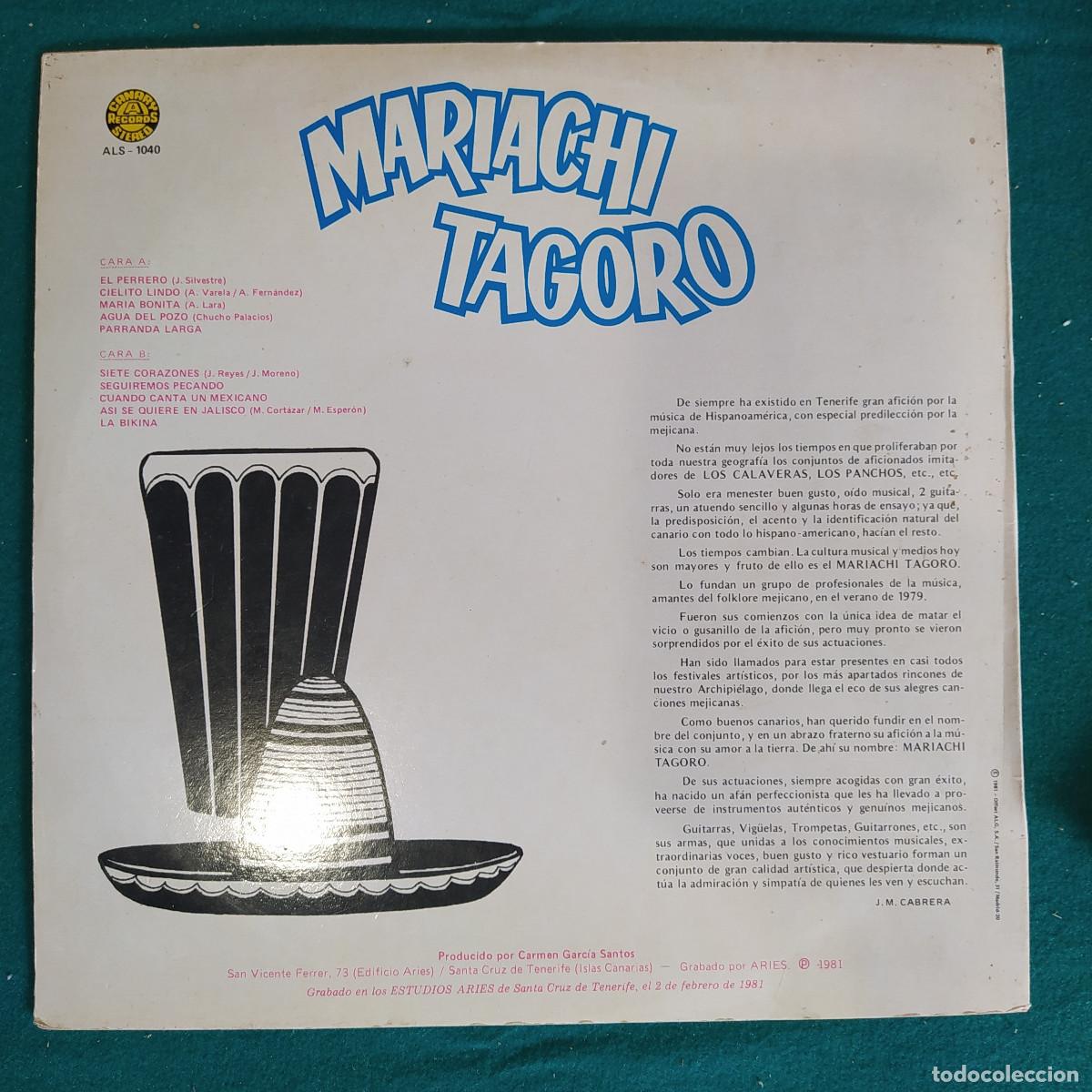 Discos de vinilo: Mariachi Tagoro &ndash; Mariachi Tagoro - Foto 2