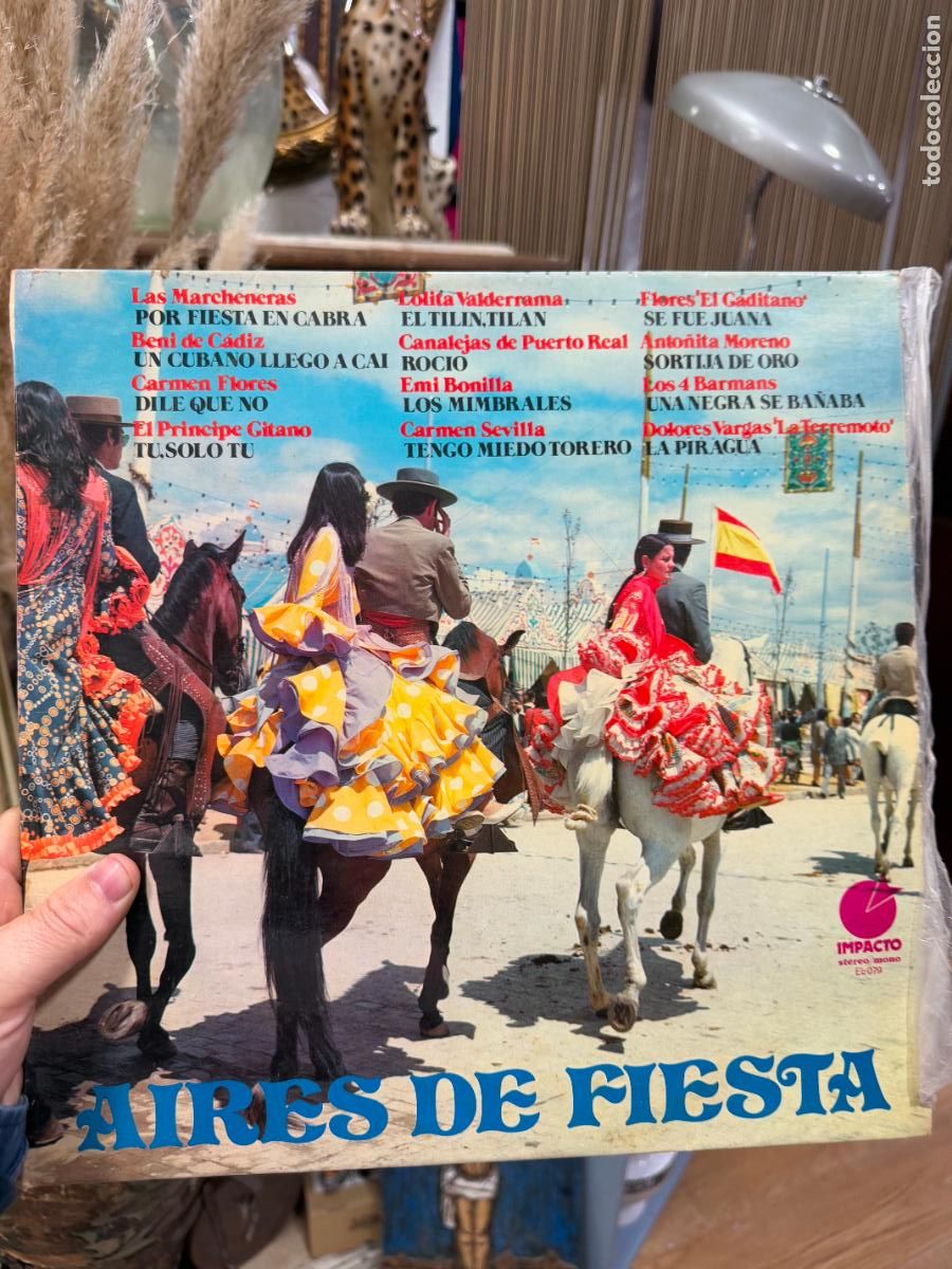Disques de vinyle: LP AIRES DE FIESTA -