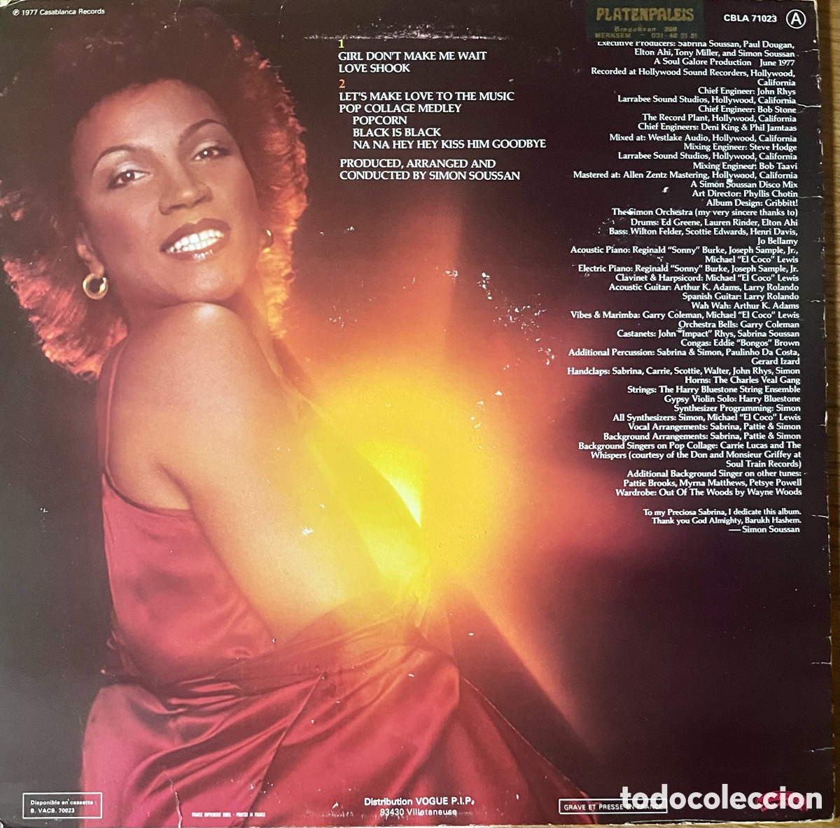 Discos de vinilo: PATTIE BROOKS - LOVE SHOOK - Foto 2