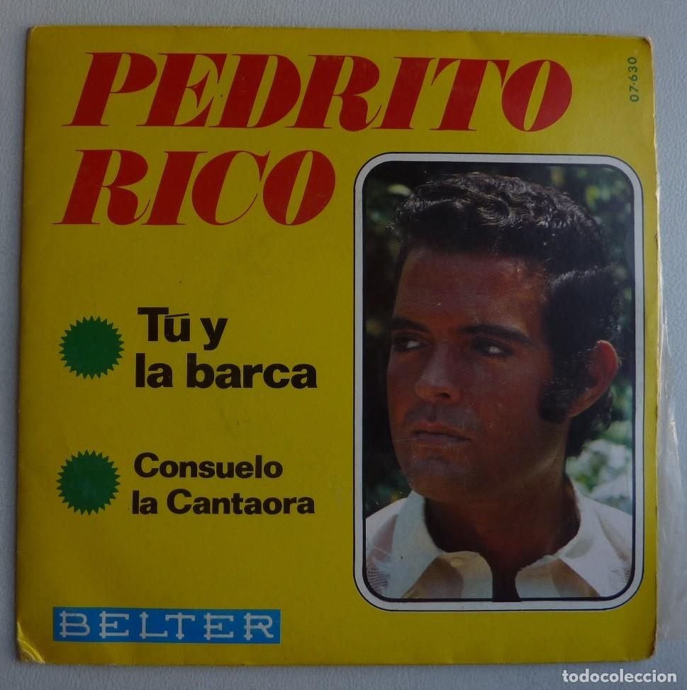 Discos de vinilo: PEDRITO RICO / TU Y LA BARCA / 1969 / SINGLE - Foto 1