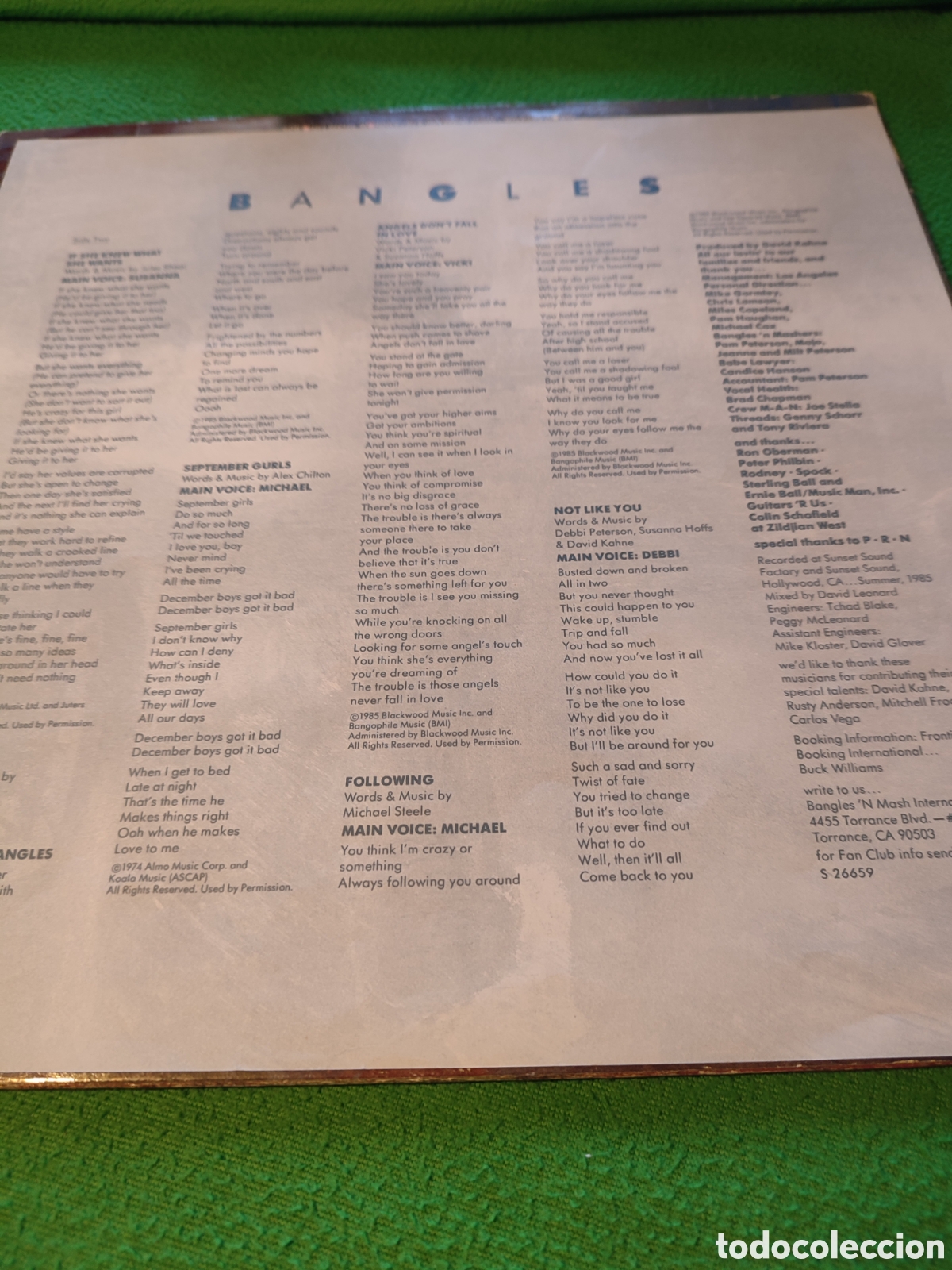 Discos de vinilo: Bangles - Different light vinilo Lp - Foto 2