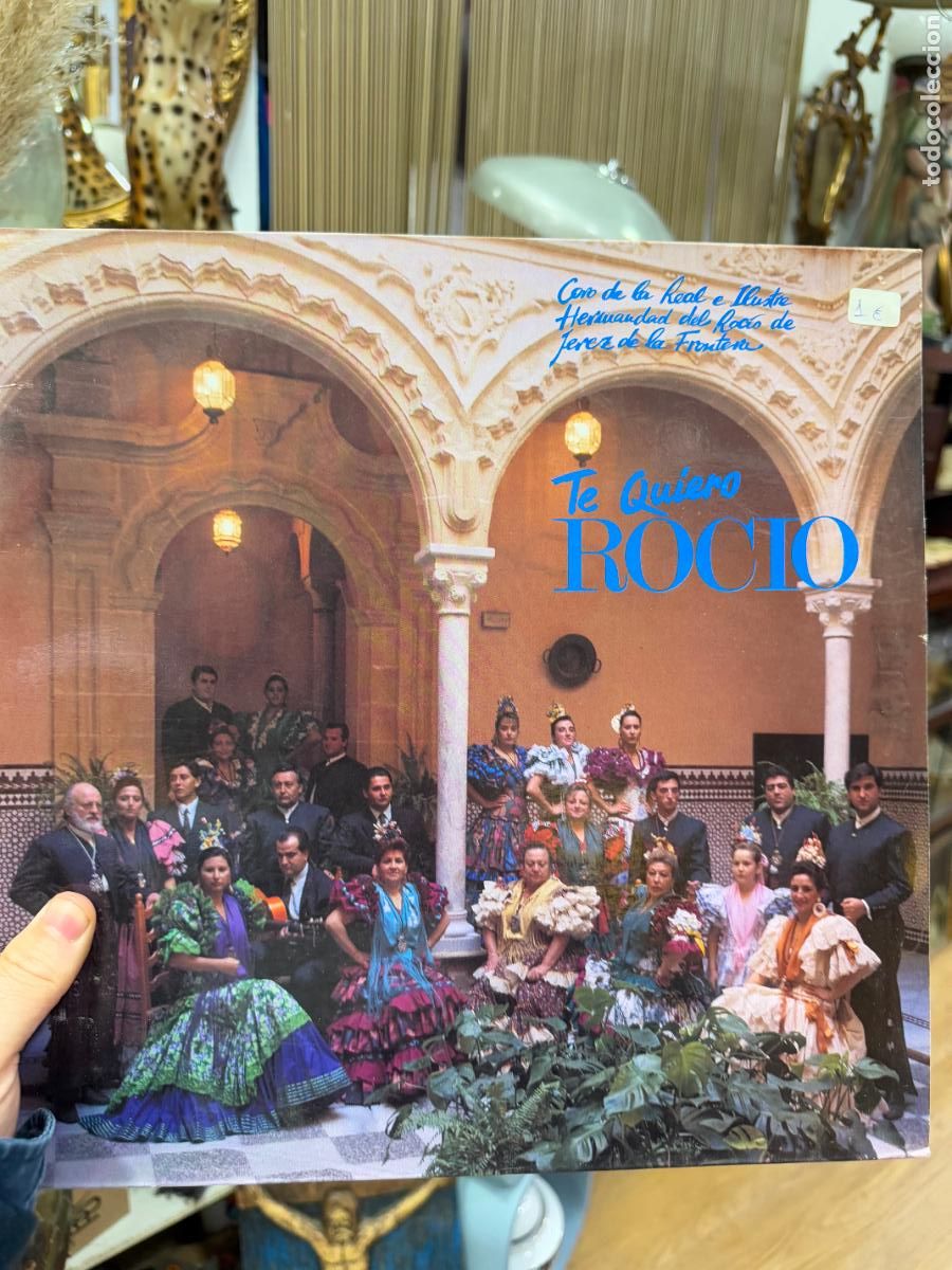 Discos de vinil: LP TE QUIERO ROCIO - CORO HERMANDAD DEL ROCIO DE JEREZ DE LA FRONTERA