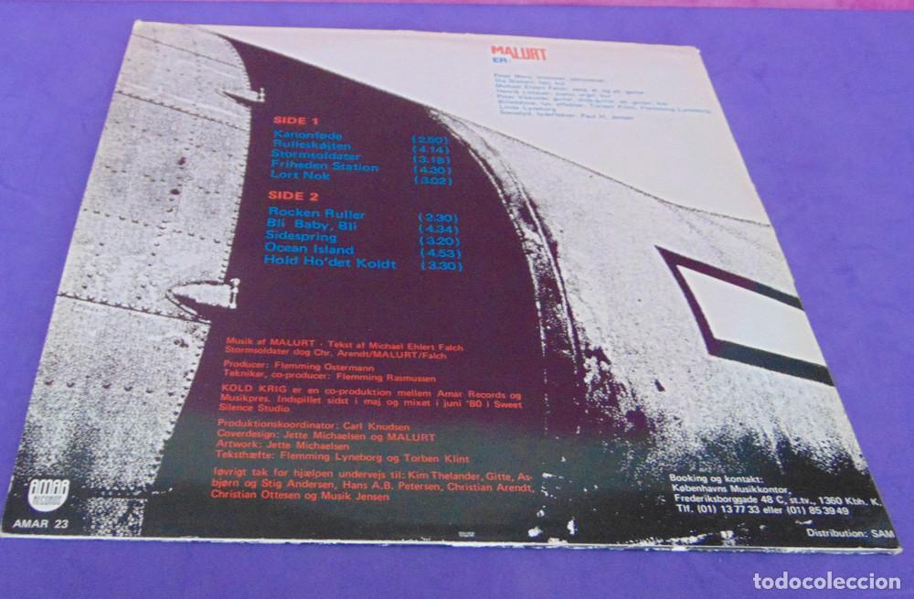 Discos de vinilo: Malurt &lrm;&ndash; Kold Krig - LP 1980 - Foto 2