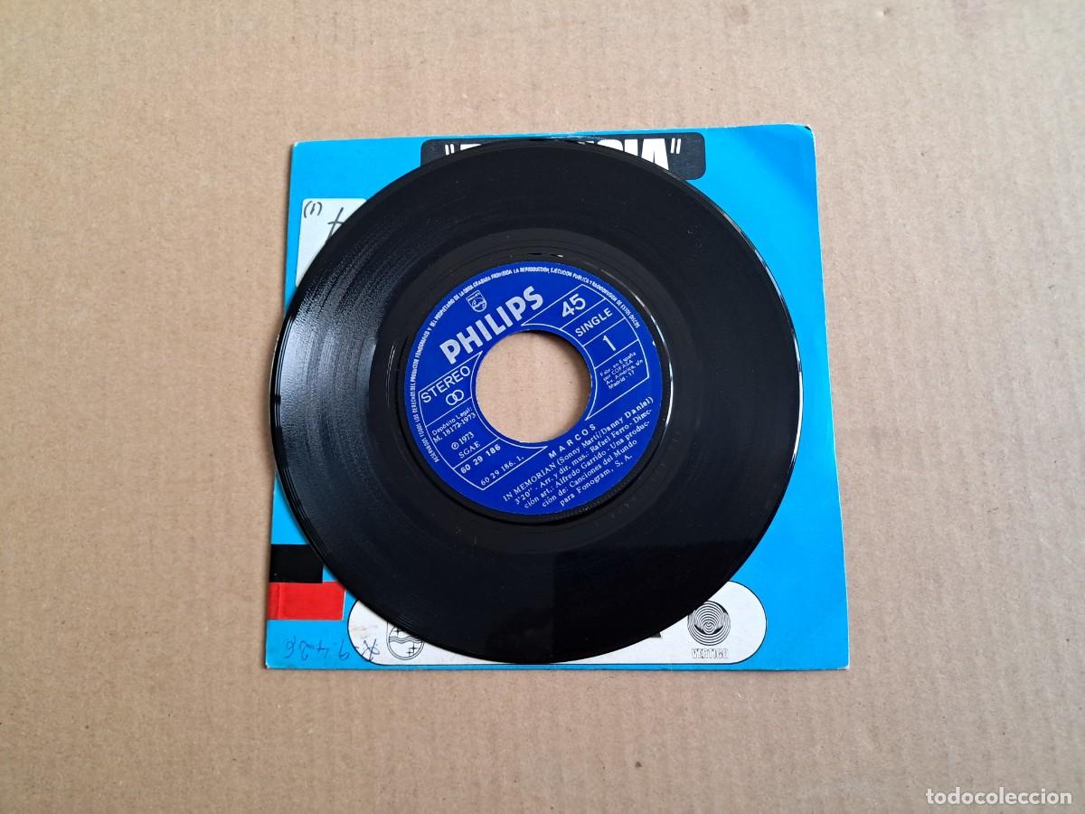 Discos de vinilo: MARCOS - IN MEMORIAN SINGLE PROMOCIONAL 1973 - Foto 1