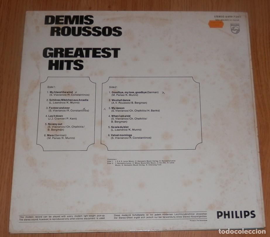 Discos de vinilo: DISCO LP VINILO DE DEMIS ROUSSOS - Foto 2