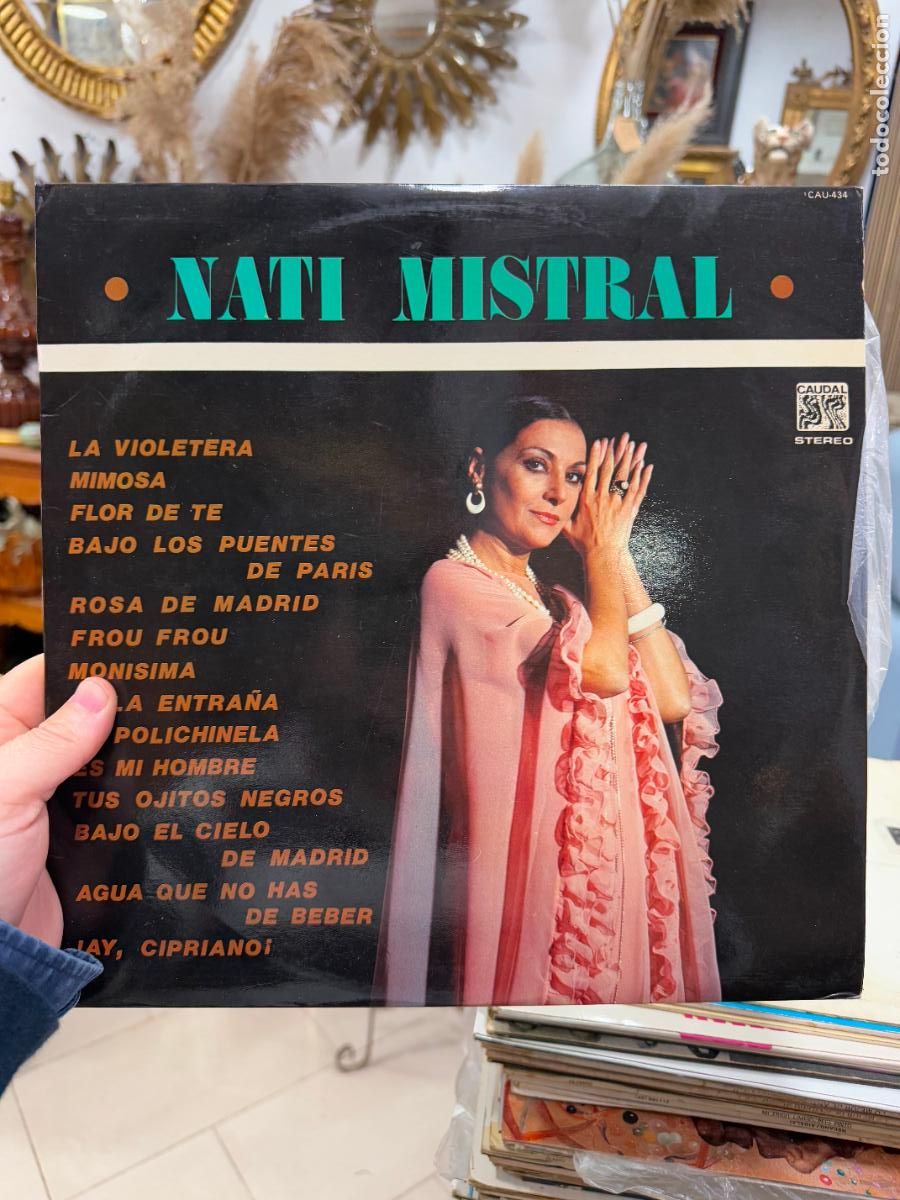 Discos de vinilo: LP NATI MISTRAL ---- - Foto 1