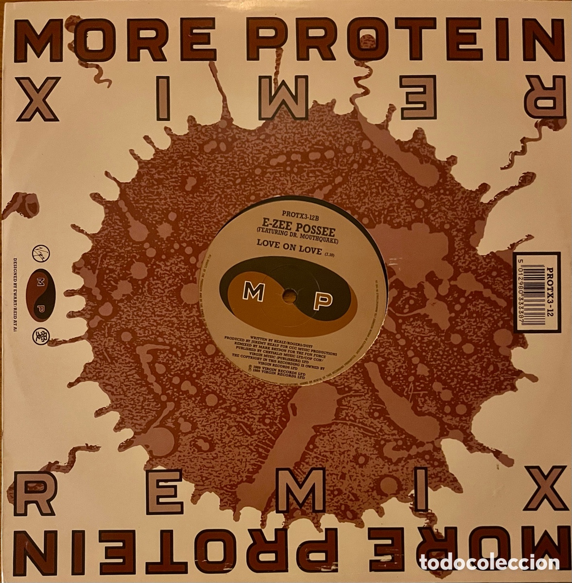 Discos de vinilo: MORE PROTEIN Love on love 1989 - Foto 1
