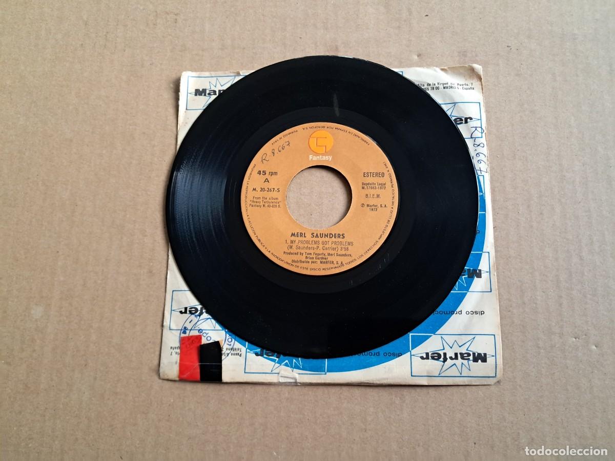Discos de vinilo: MERL SAUNDERS - MY PROBLEMS GOT PROBLEMS SINGLE PROMOCIONAL 1972 EDICION ESPA&Ntilde;OLA - Foto 1