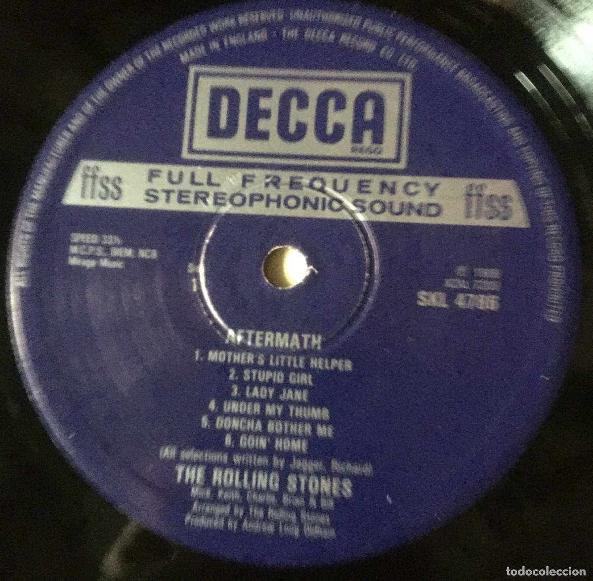Discos de vinilo: THE ROLLING STONES - AFTERMATH, LP reed UK 1982 - Foto 2