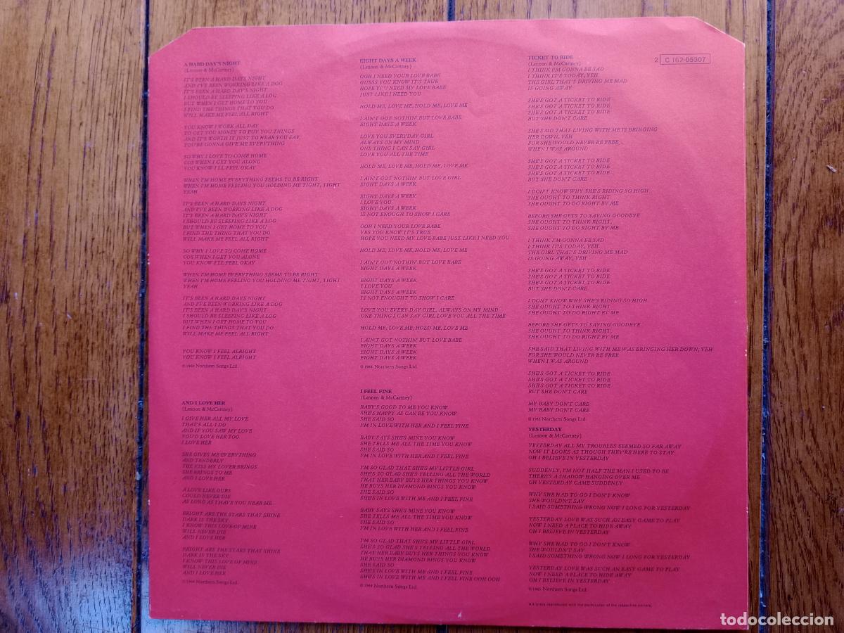 Discos de vinilo: The Beatles - 1962-1966 - Foto 6