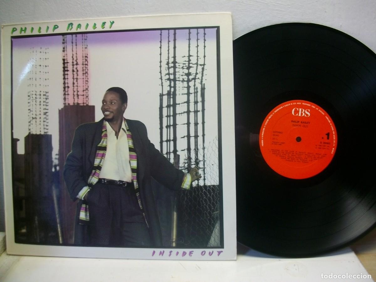 Discos de vinilo: Philip Bailey &ndash; Inside Out (1986) LP - Foto 1