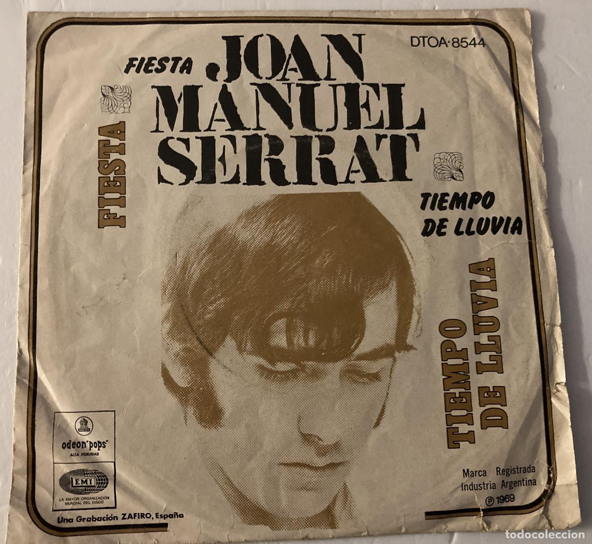 Discos de vinilo: VINILO SP DE JOAN MANUEL SERRAT DE ARGENTINA - Foto 1