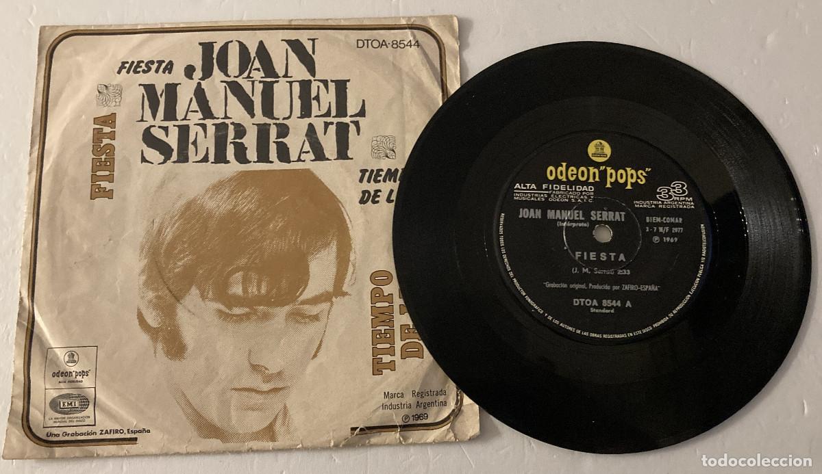 Discos de vinilo: VINILO SP DE JOAN MANUEL SERRAT DE ARGENTINA - Foto 3
