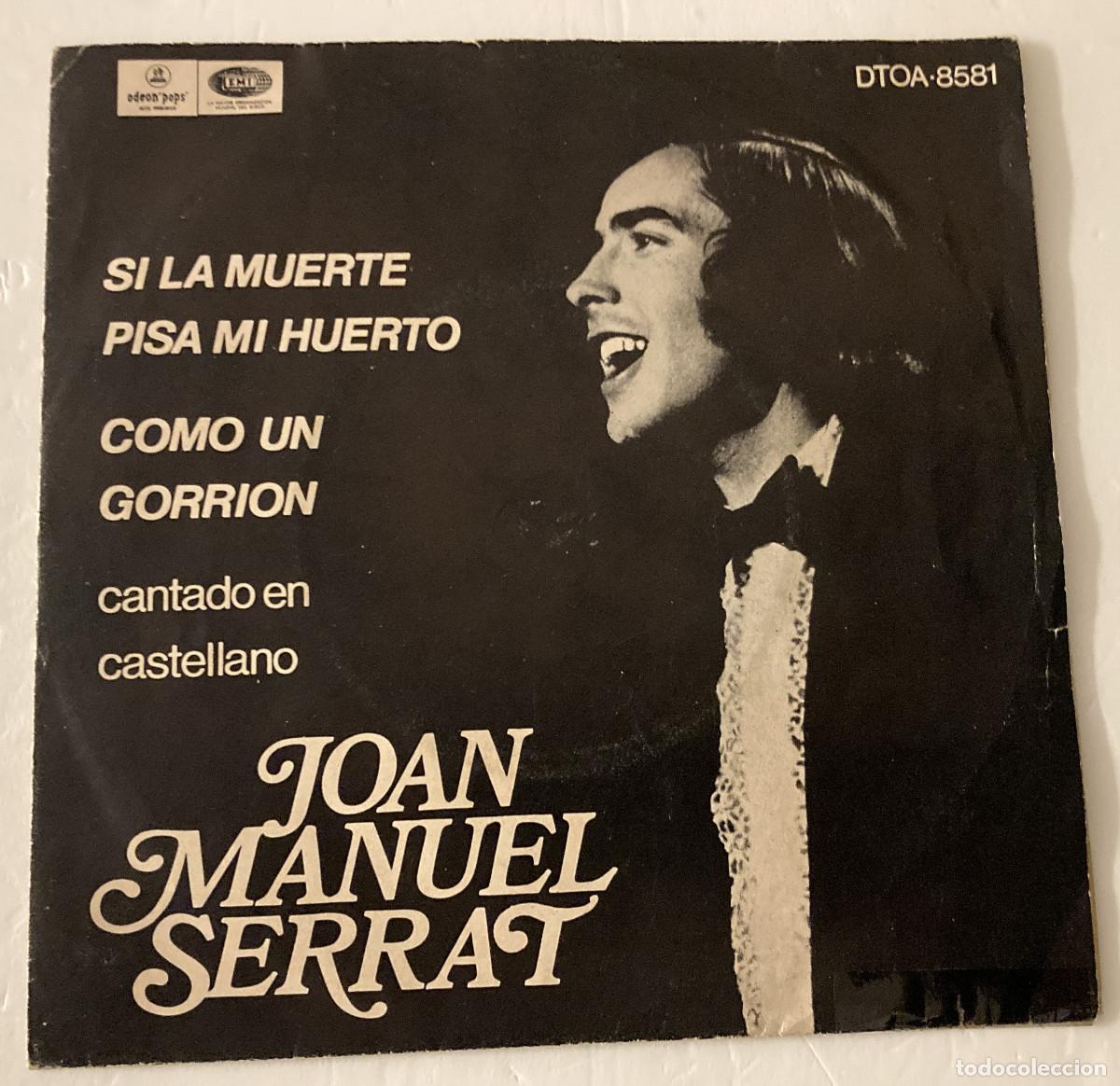 Discos de vinilo: VINILO SP DE JOAN MANUEL SERRAT DE ARGENTINA - Foto 1