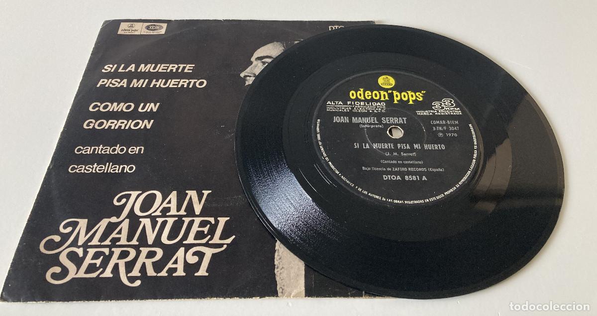 Discos de vinilo: VINILO SP DE JOAN MANUEL SERRAT DE ARGENTINA - Foto 3
