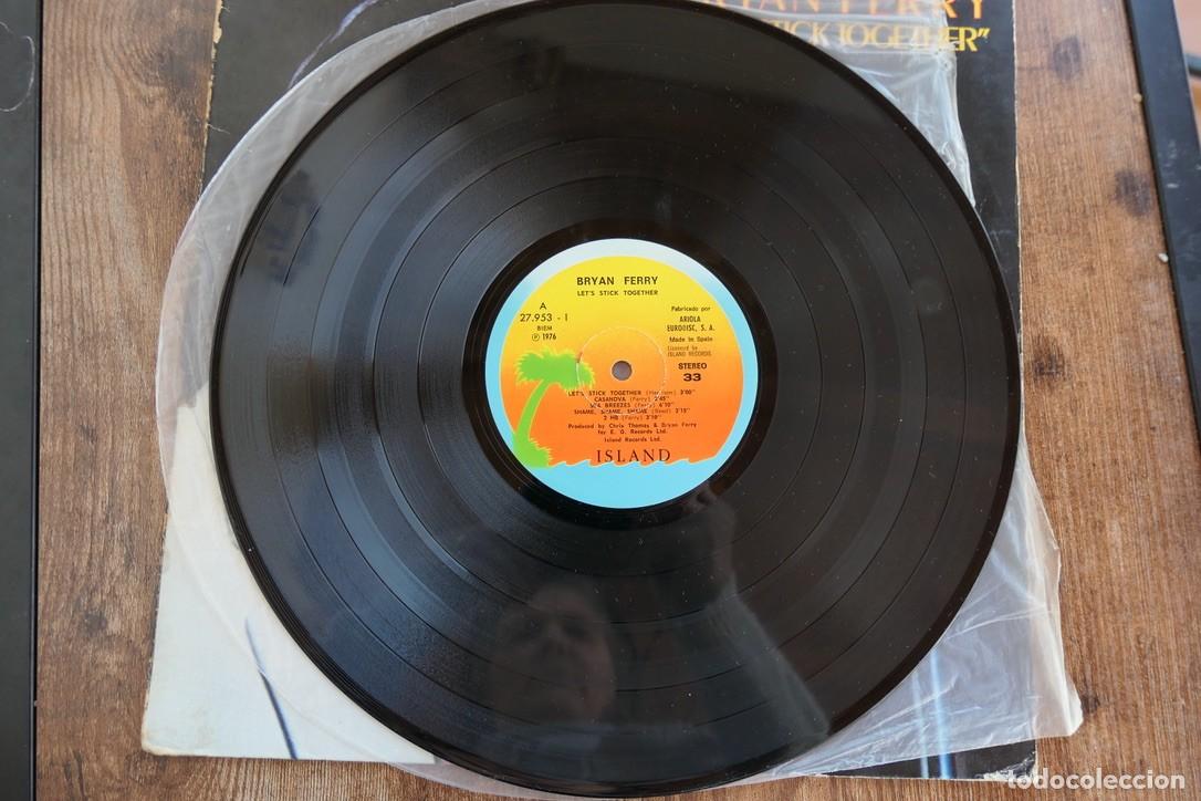 Discos de vinilo: BRYAN FERRY - LETS STICK TOGETHER-1976 - Foto 3
