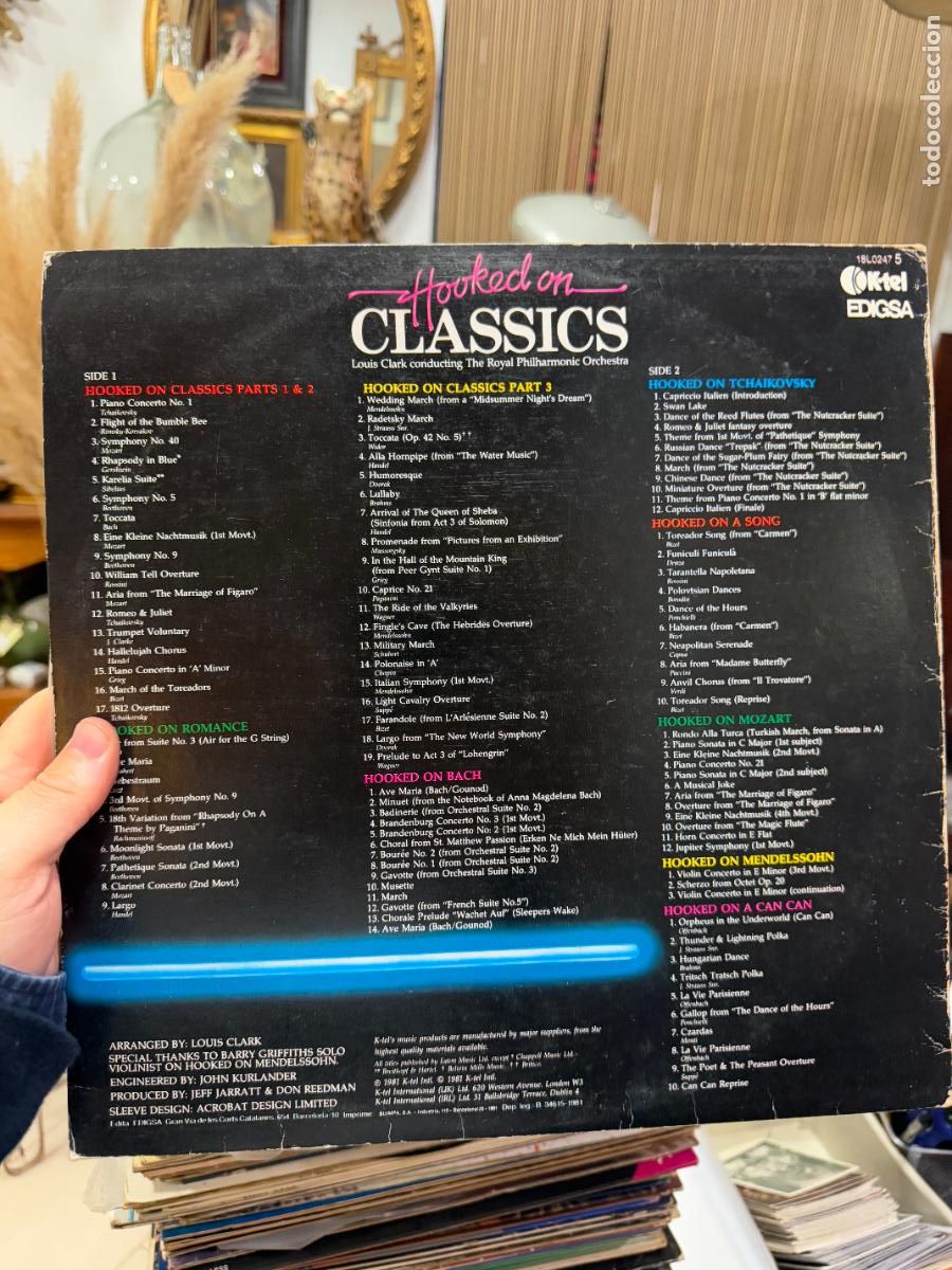 Discos de vinilo: LP HOOKED ON CLASSICS - Foto 2