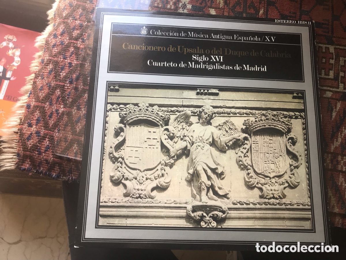 Discos de vinil: Cancionero de Upsala o del Duque de Calabria. Siglo XVI