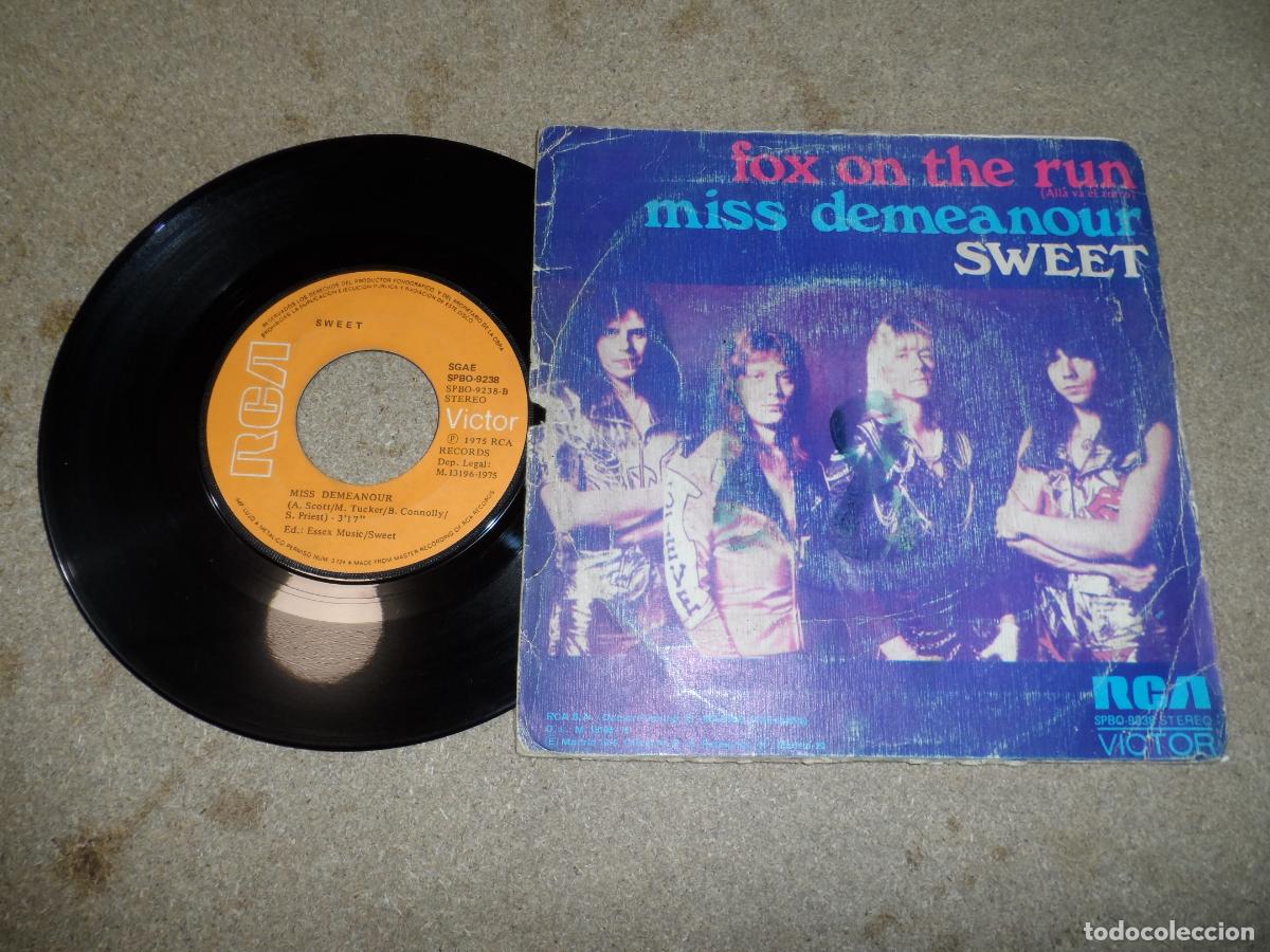 Discos de vinilo: SWEET - FOX ON THE RUN - Foto 2