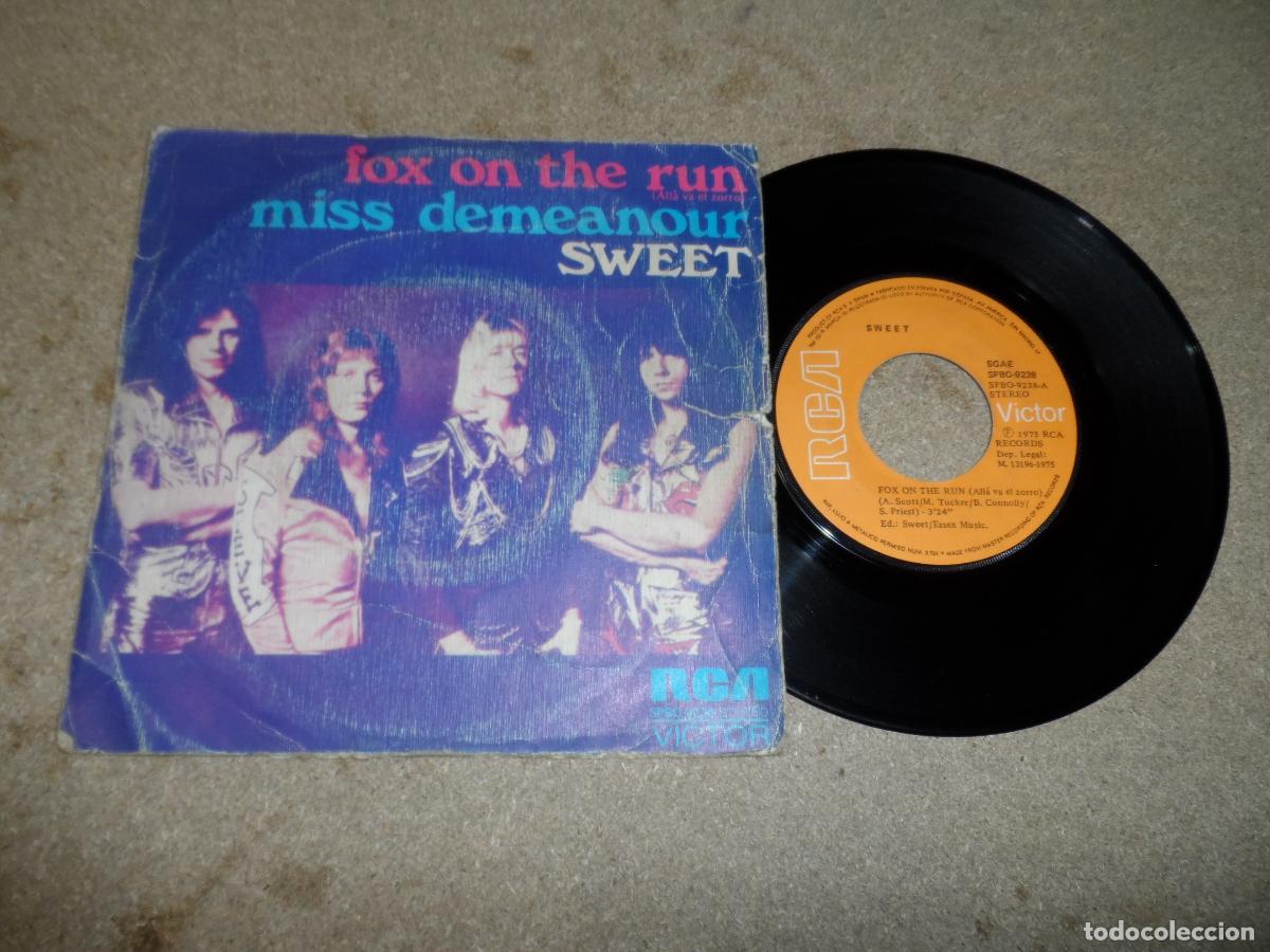 Discos de vinilo: SWEET - FOX ON THE RUN - Foto 1