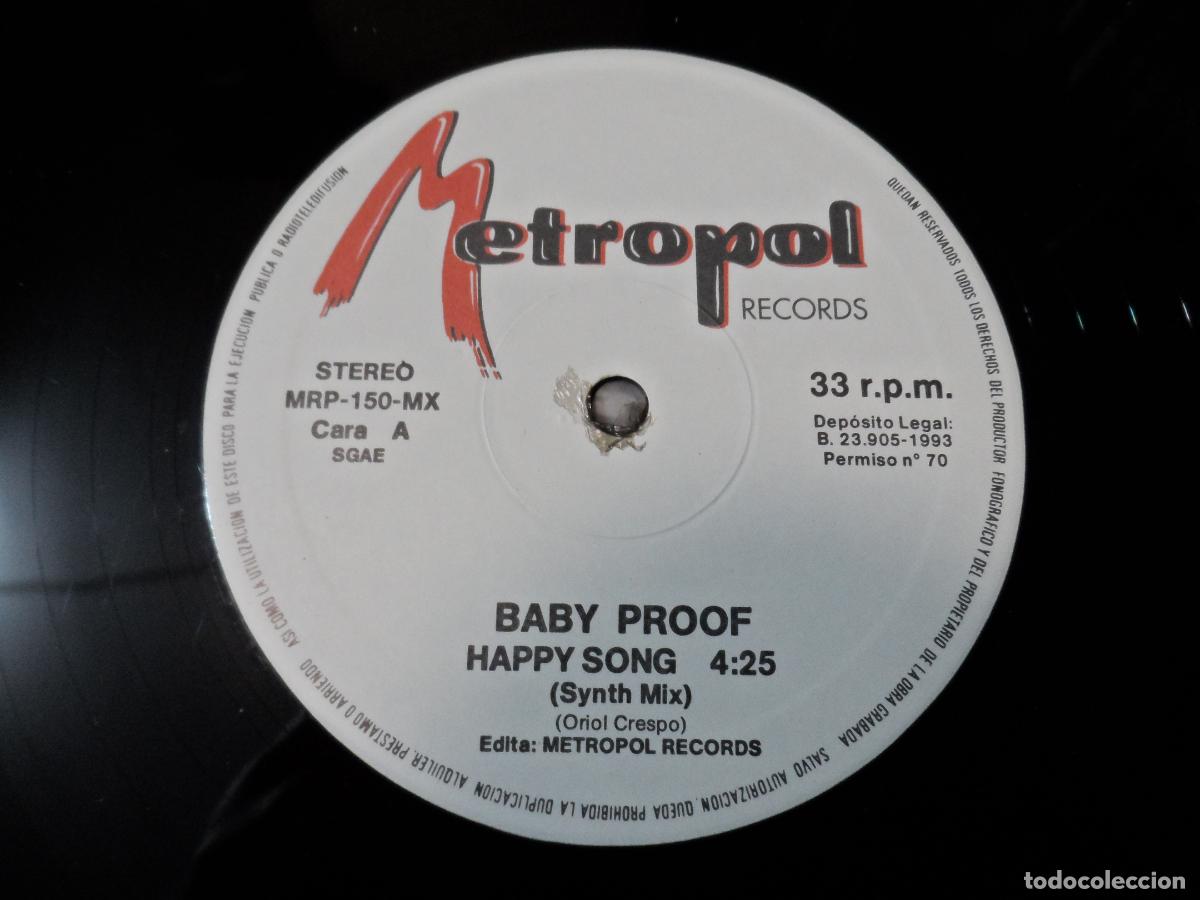 Discos de vinilo: Baby Proof - Happy Song - Foto 3