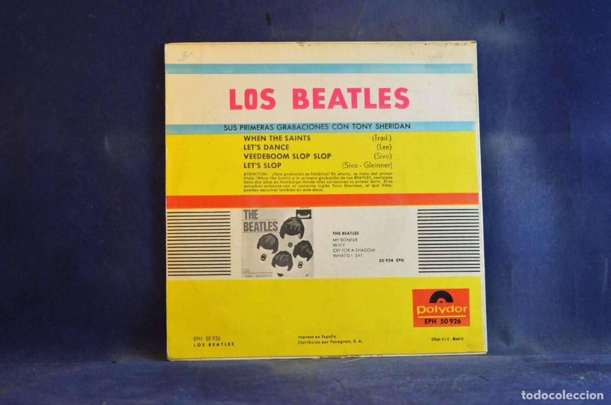 Discos de vinilo: LOS BEATLES &ndash; WHEN THE SAINTS - EP - Foto 2