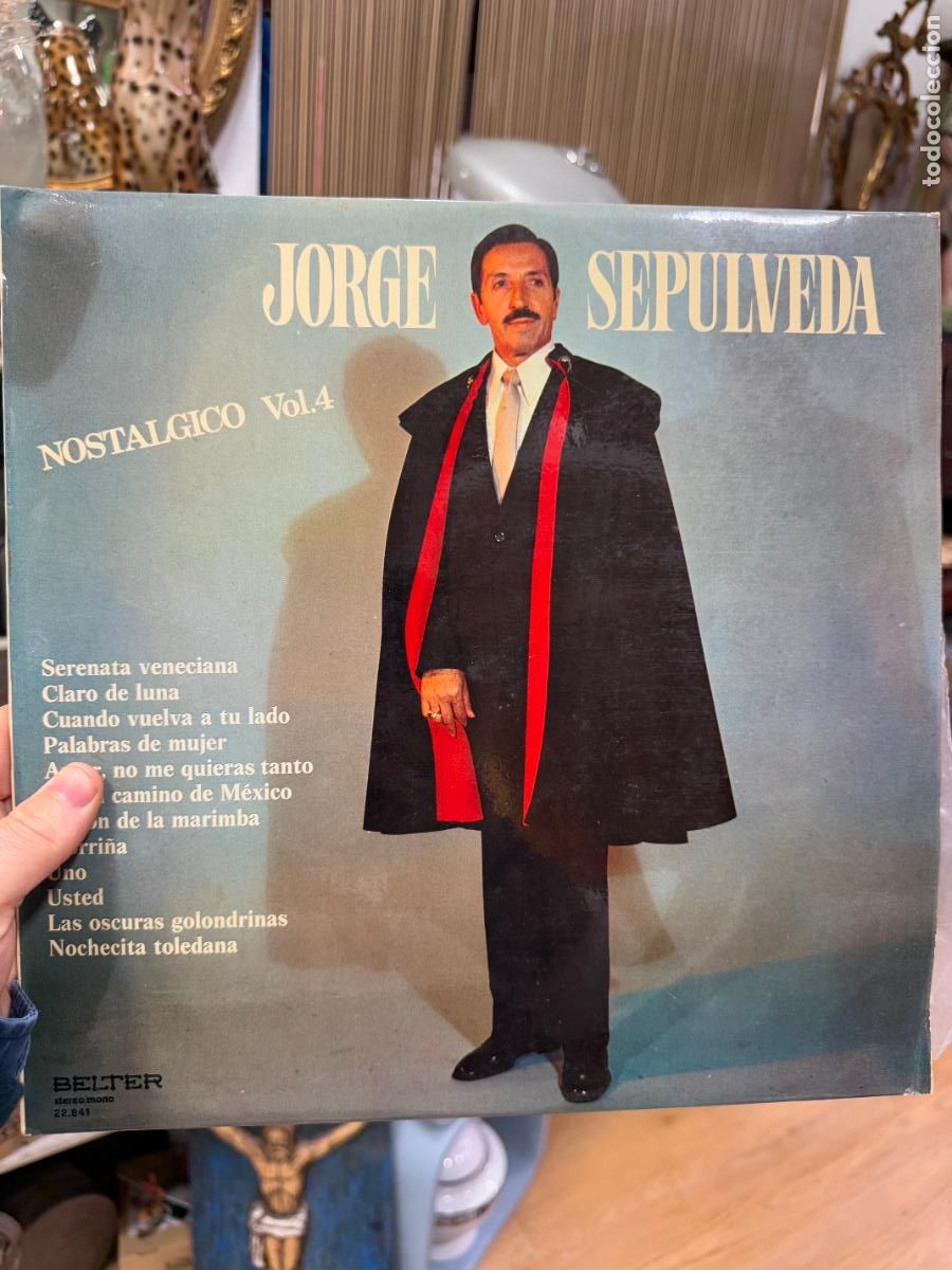 Discos de vinilo: LP JORGE SEPULVEDA - NOSTALGICO VOL.4 - Foto 1