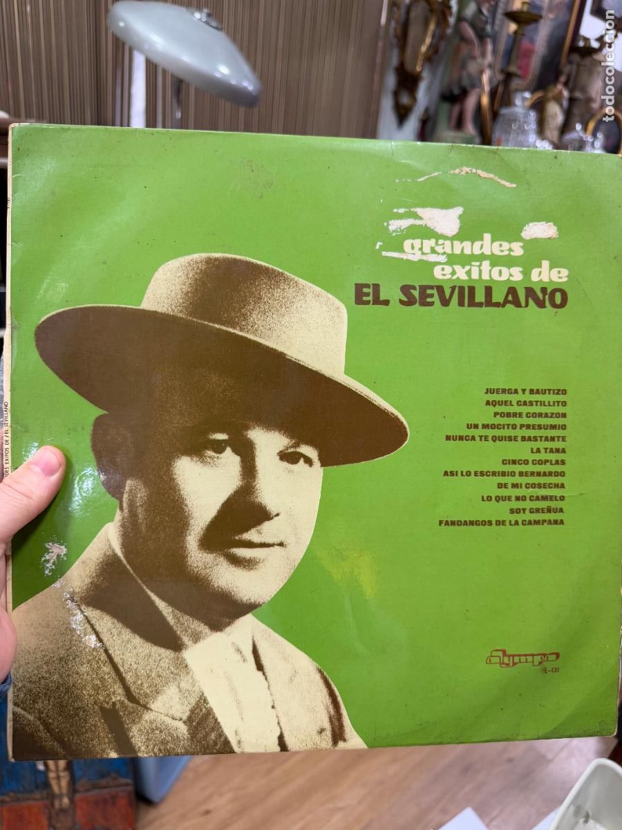 Discos de vinilo: LP GRANDES EXITOS DE EL SEVILLANO - Foto 1