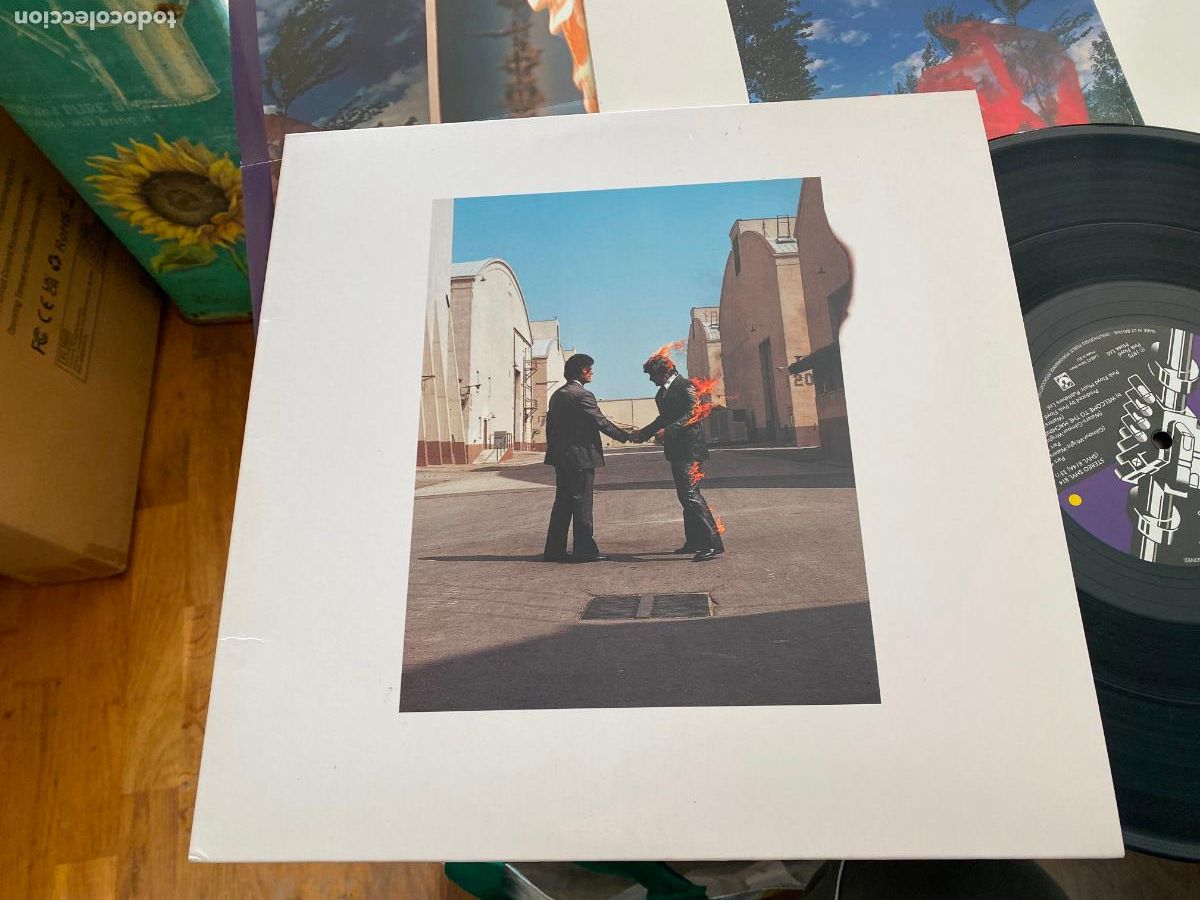Discos de vinilo: PINK FLOYD (WISH YOU WERE HERE) LP CON POSTER, POSTAL Y PASS CODE (B-52) - Foto 2