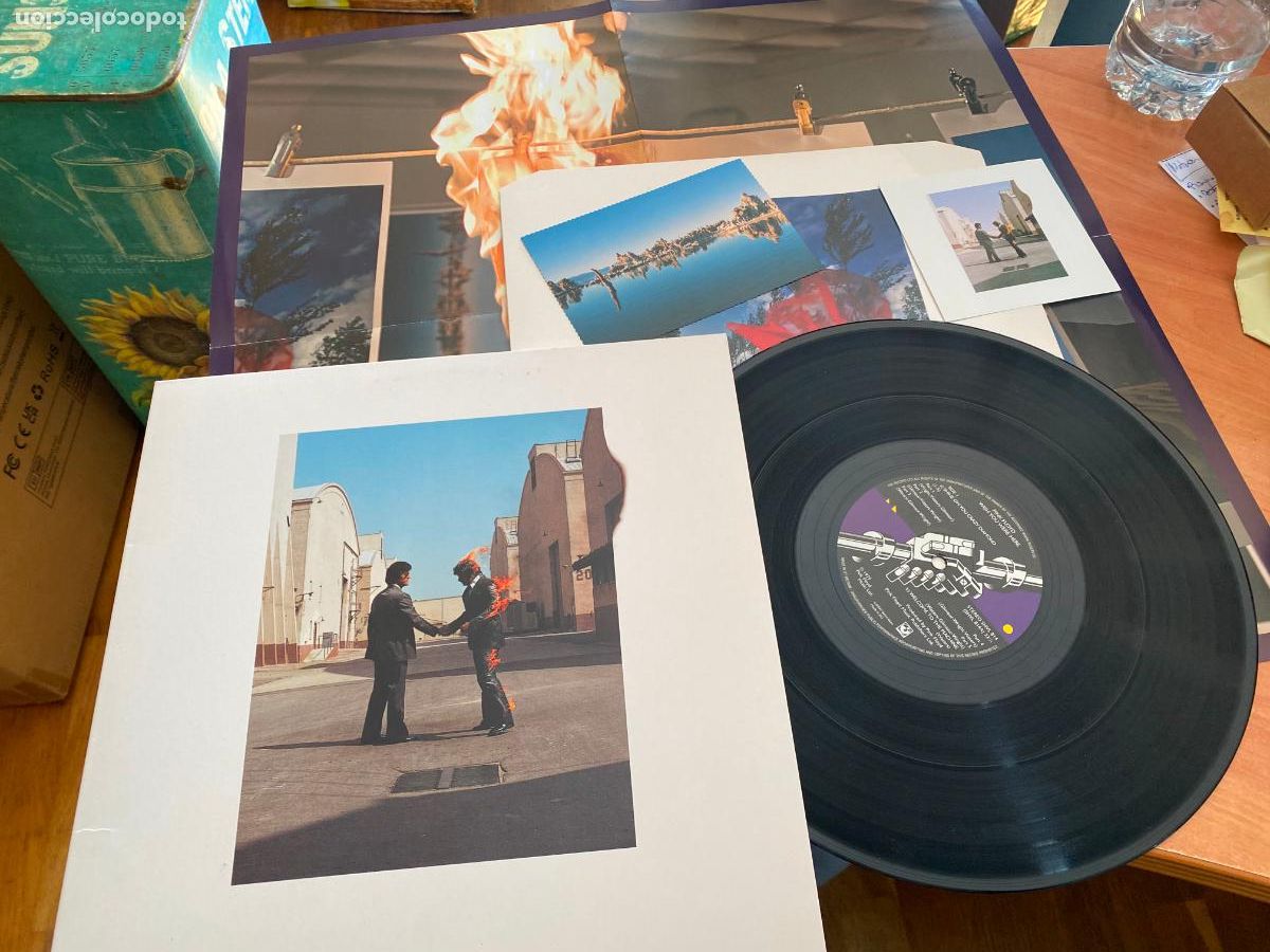 Discos de vinilo: PINK FLOYD (WISH YOU WERE HERE) LP CON POSTER, POSTAL Y PASS CODE (B-52) - Foto 1