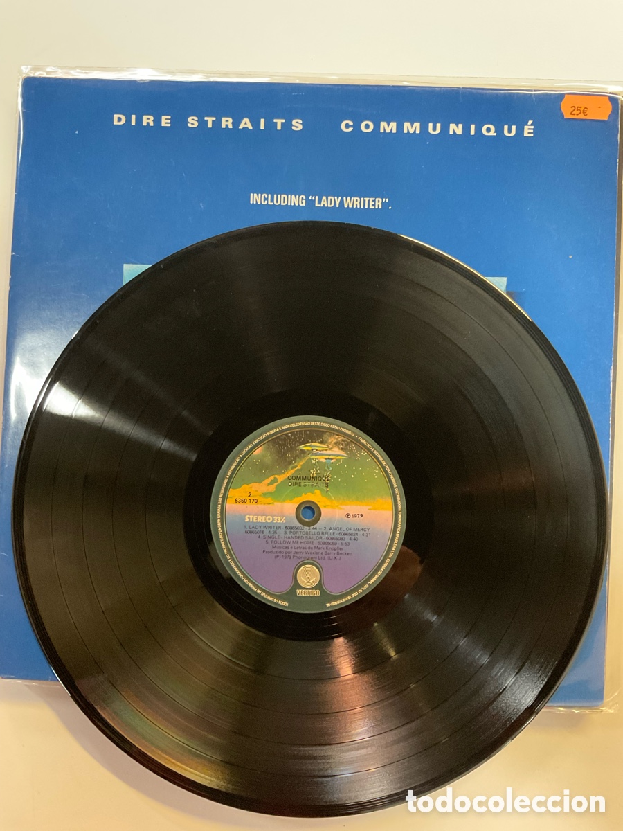 Discos de vinilo: DIRE STRAITS. Communiqu&eacute;. Brasil - Foto 3