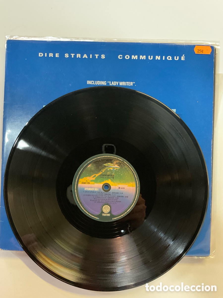 Discos de vinilo: DIRE STRAITS. Communiqu&eacute;. Brasil - Foto 4