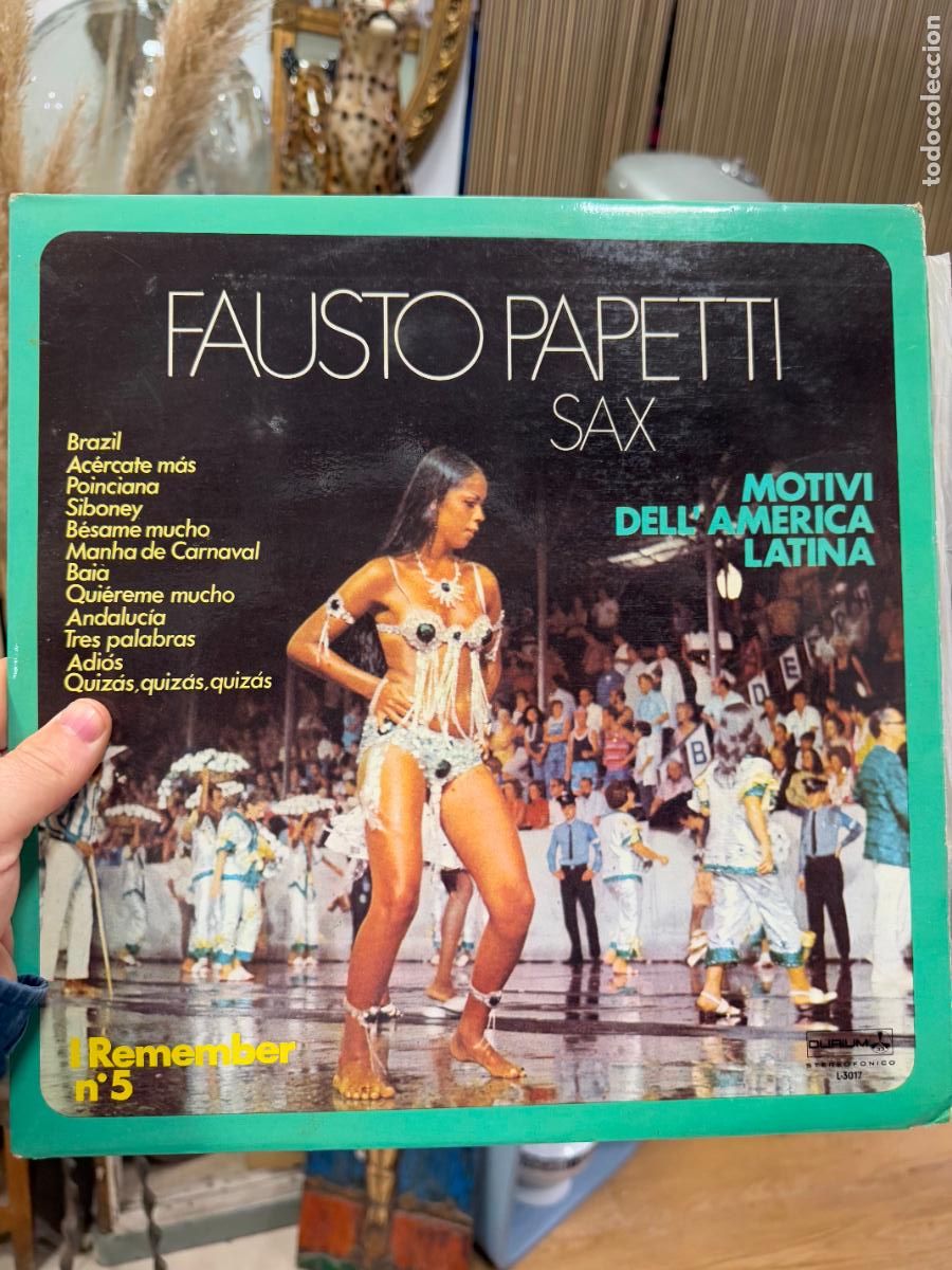 Discos de vinilo: LP FAUSTO PAPETTI SAX - Foto 1